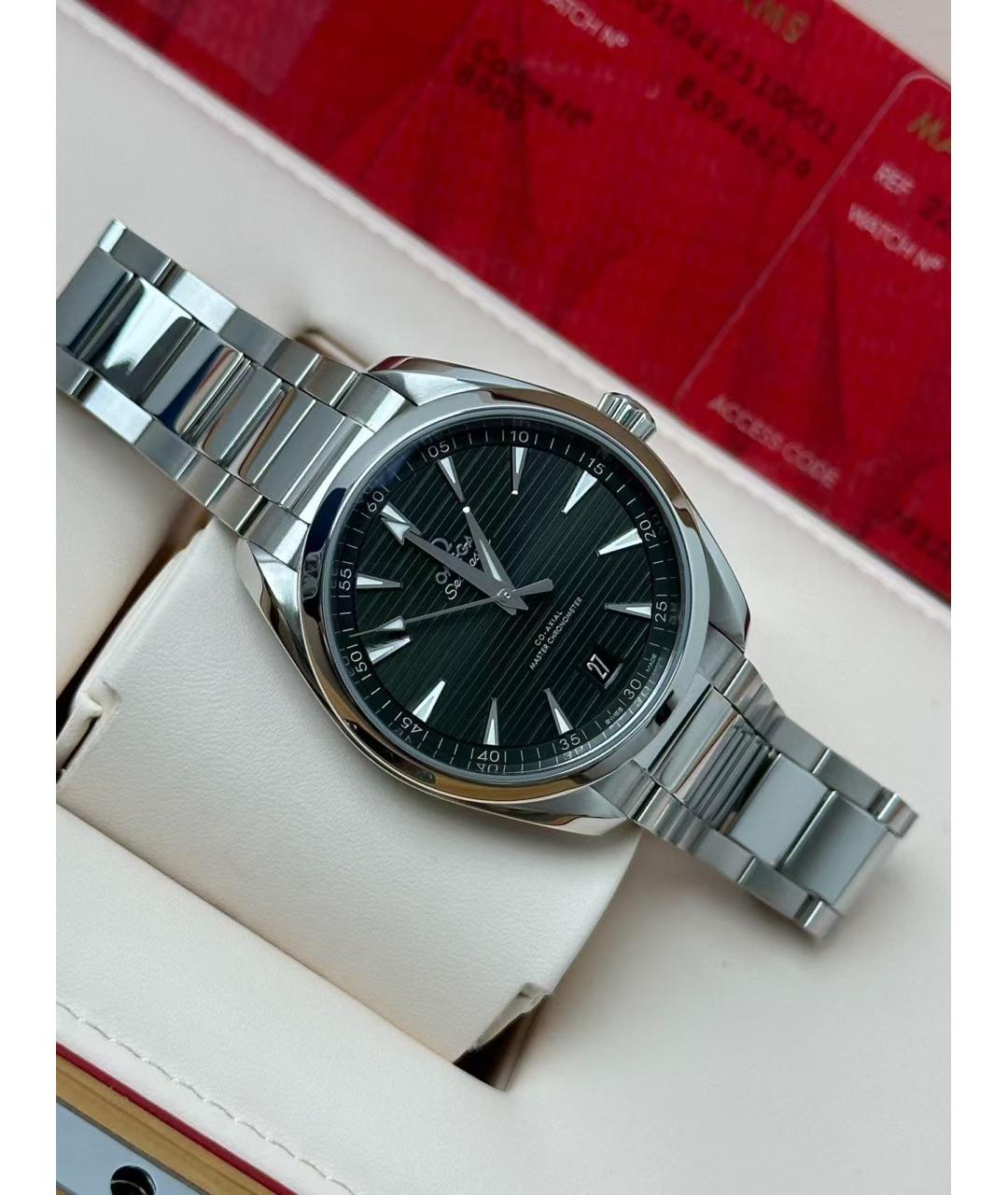 OMEGA Серебряные часы, фото 4