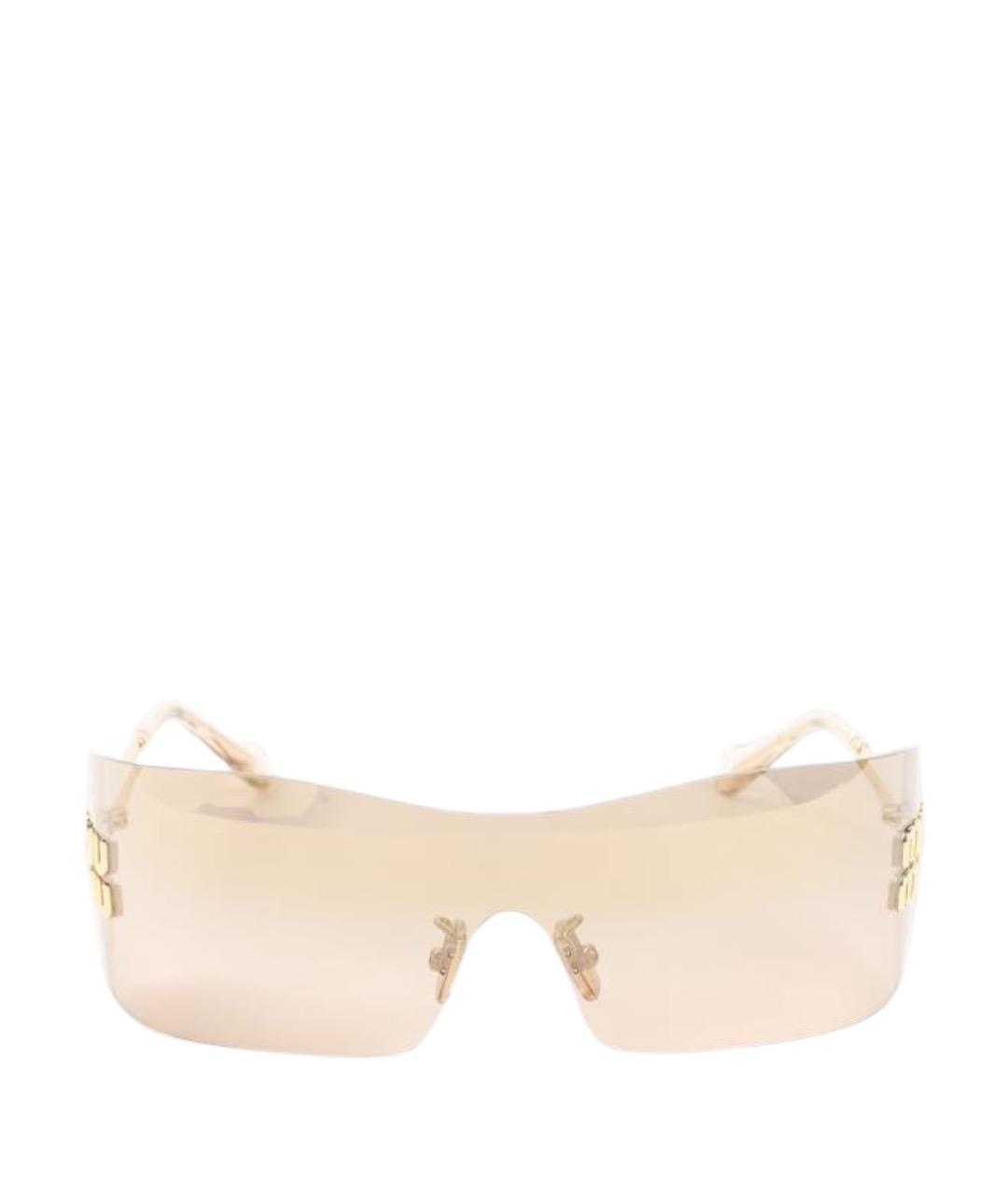 MIU MIU Коричневые солнцезащитные очки, фото 1