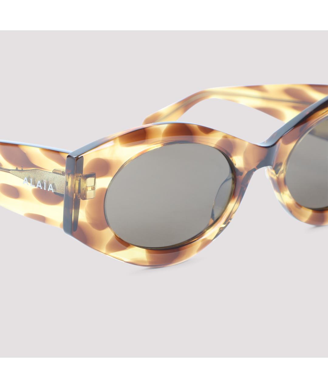 ALAIA Коричневые солнцезащитные очки, фото 4