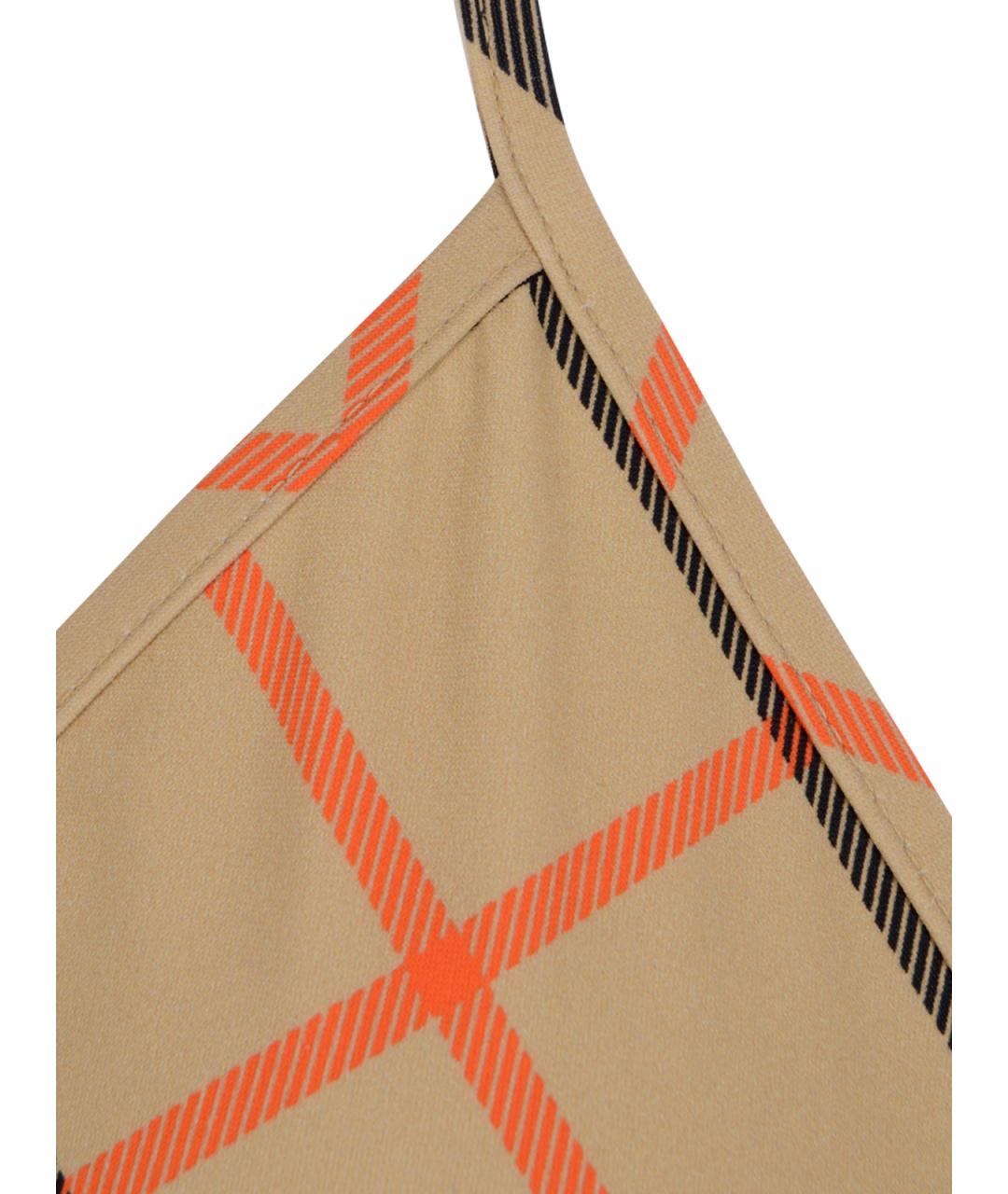 BURBERRY Бежевый полиамидовый купальник, фото 3