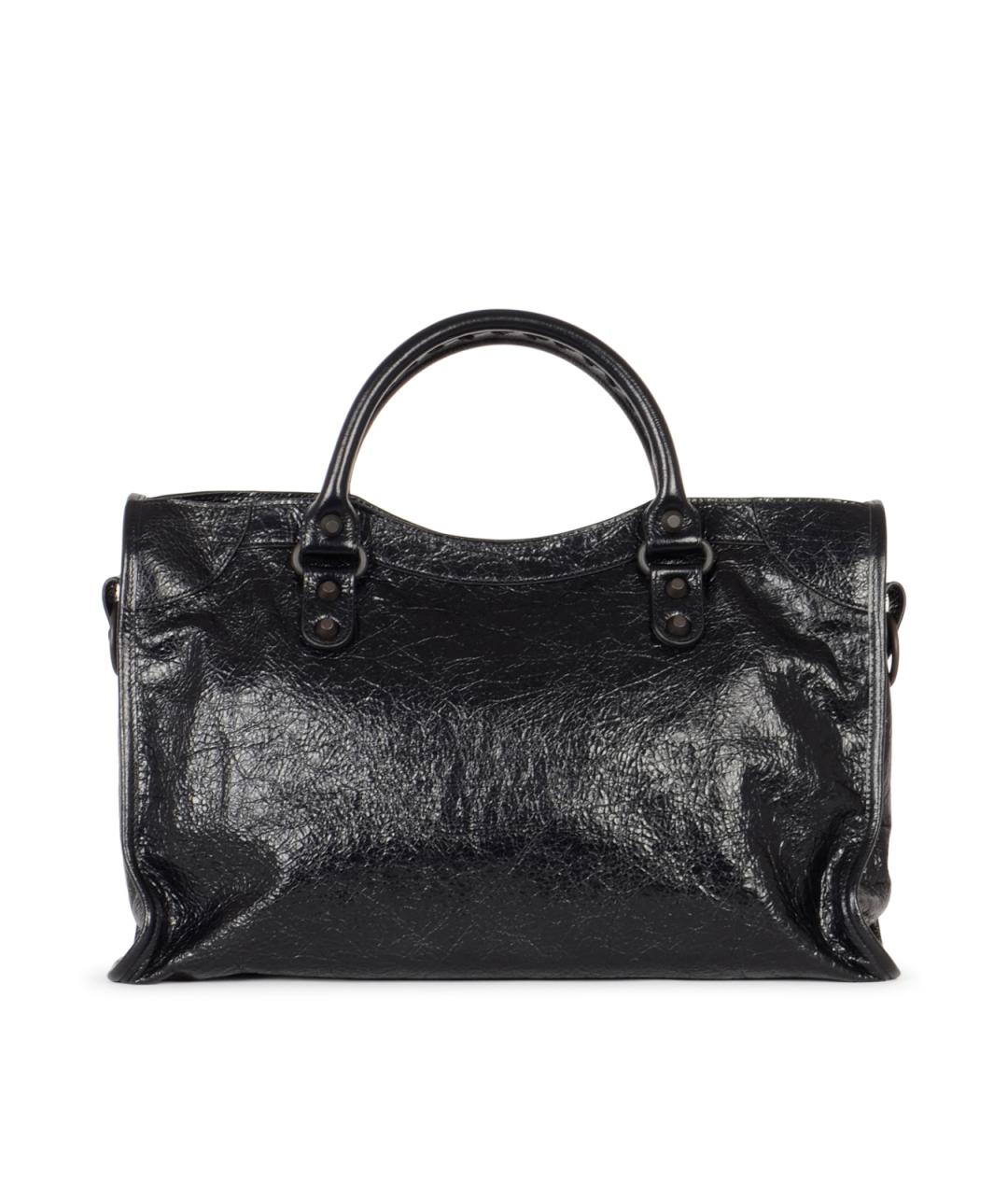 BALENCIAGA Черная сумка тоут, фото 3