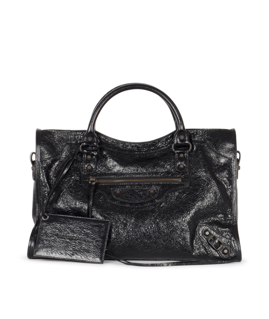 BALENCIAGA Черная сумка тоут, фото 1