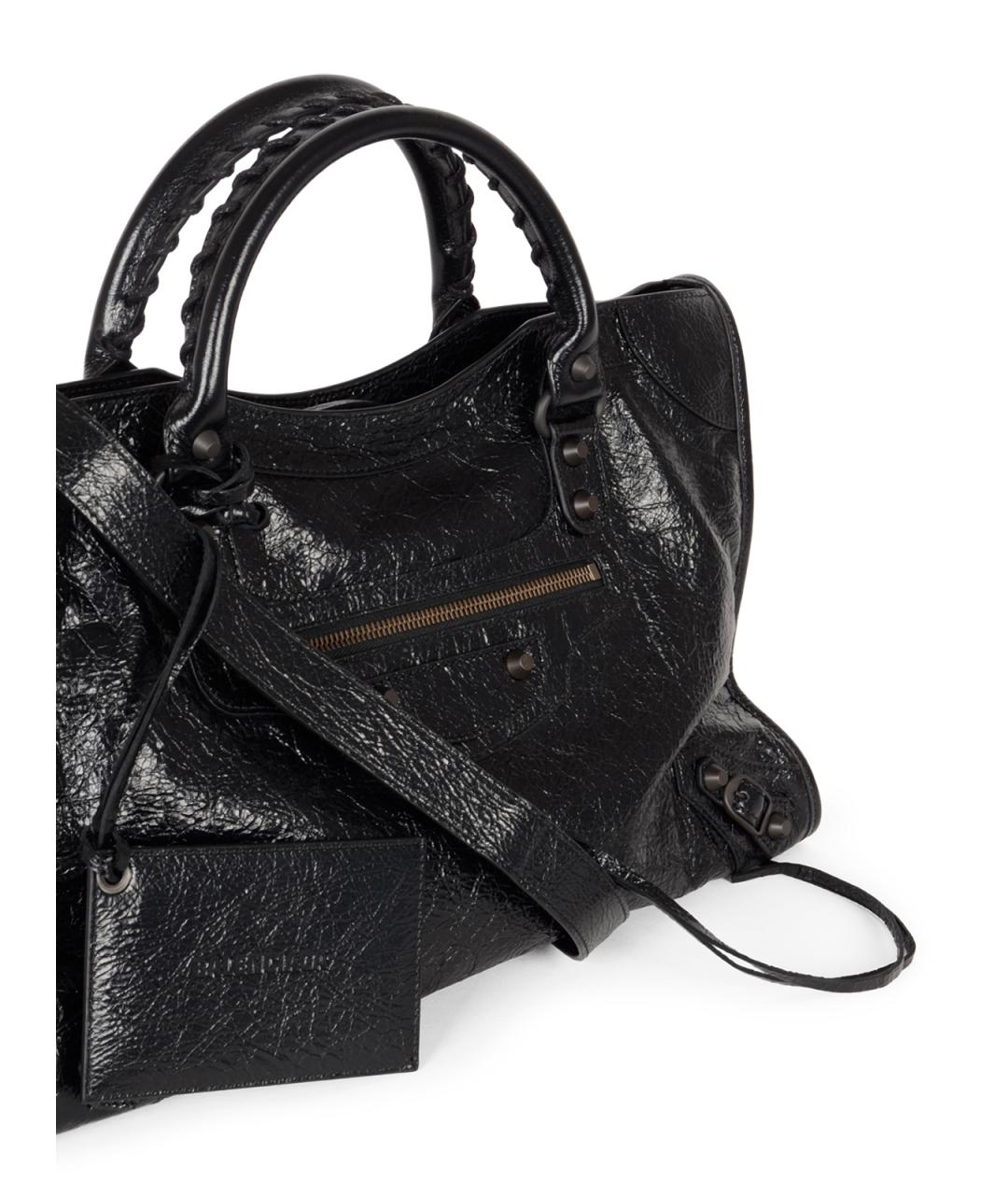 BALENCIAGA Черная сумка тоут, фото 4