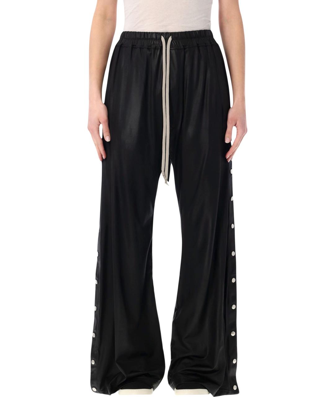 RICK OWENS Черные прямые брюки, фото 1