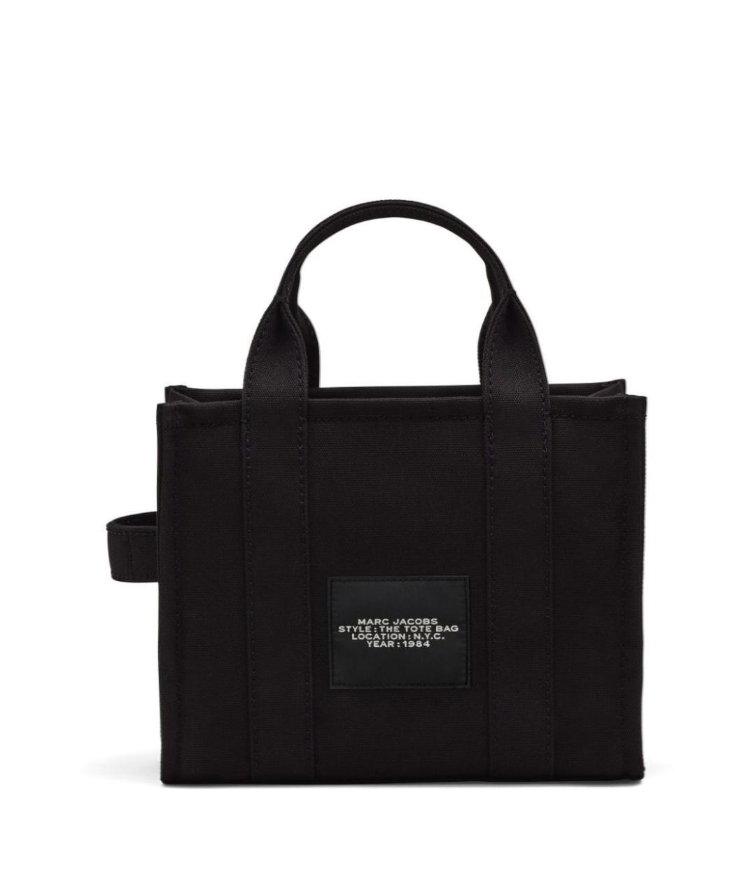 MARC JACOBS Черная хлопковая сумка тоут, фото 6