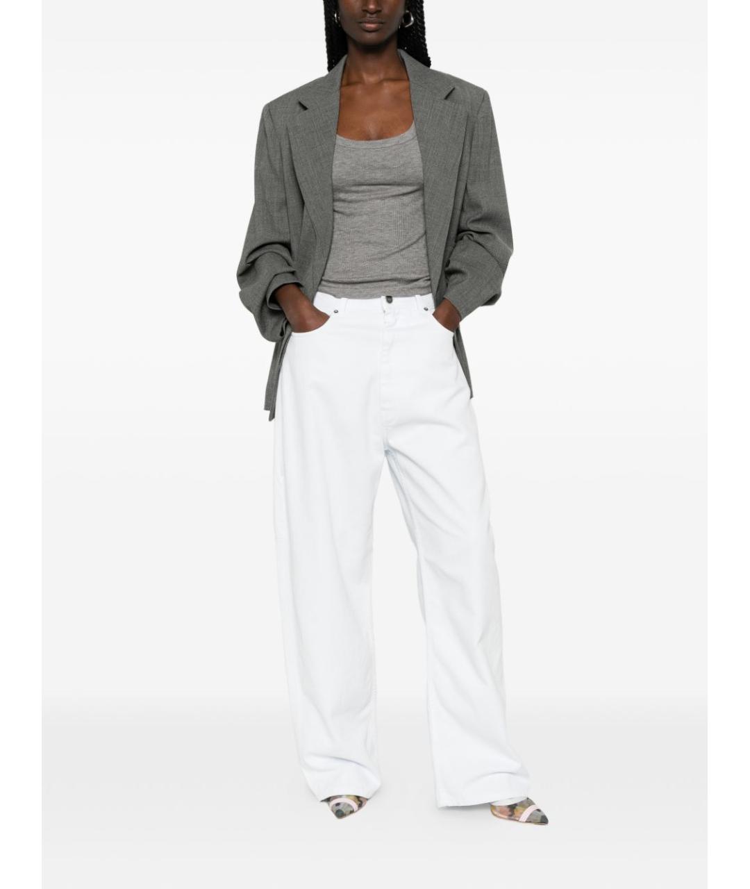 PHOEBE PHILO Хлопковые прямые джинсы, фото 4