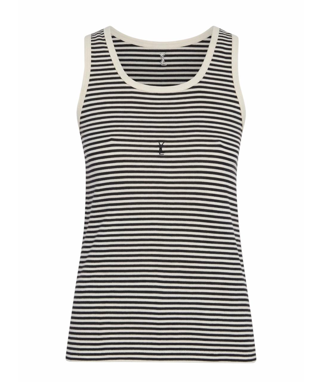 SAINT LAURENT Мульти хлопковая майка, фото 1