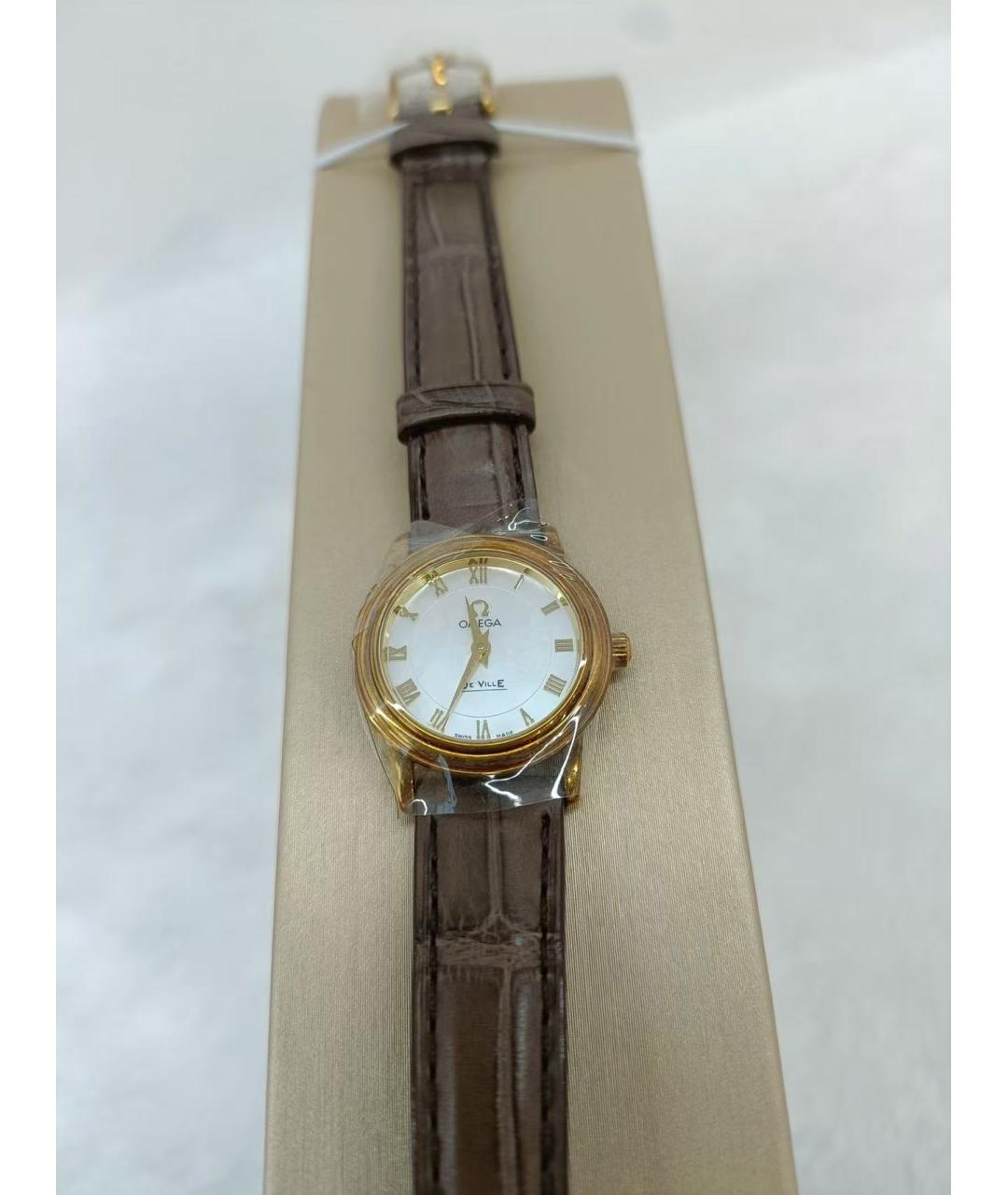 OMEGA Золотые часы из желтого золота, фото 3