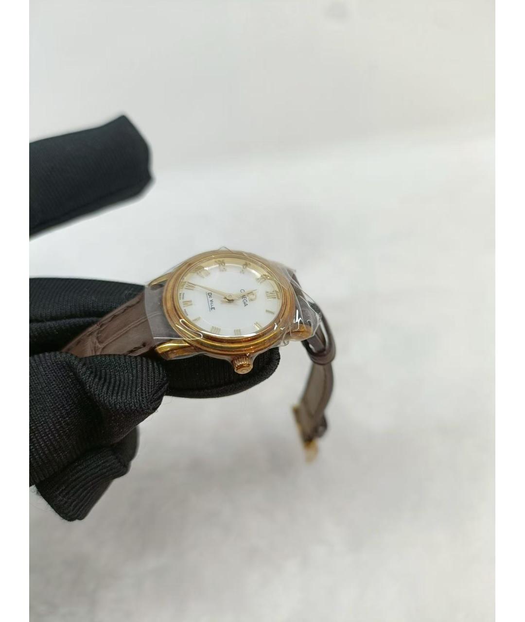 OMEGA Золотые часы из желтого золота, фото 5