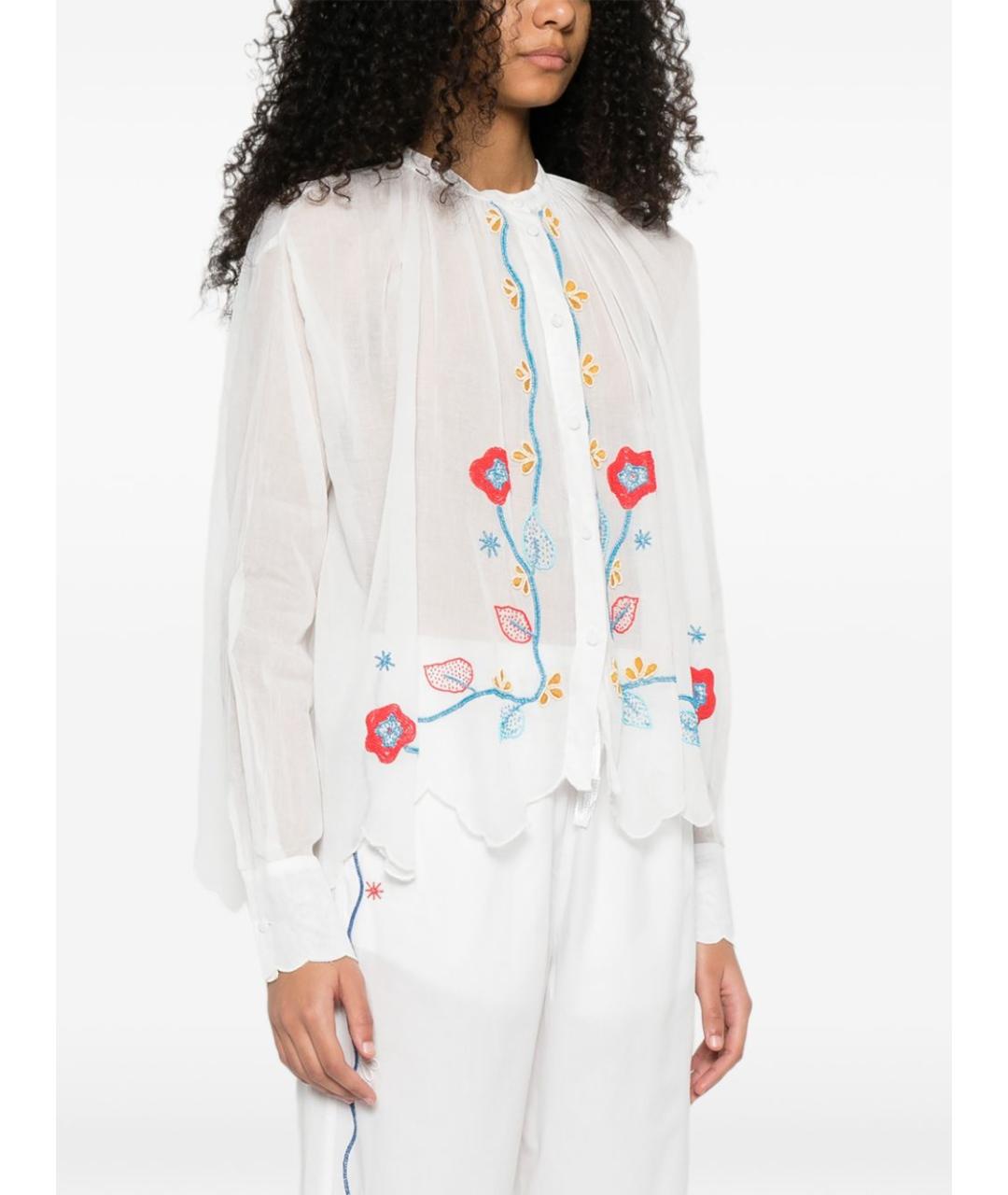 FORTE FORTE Белая хлопковая рубашка, фото 5