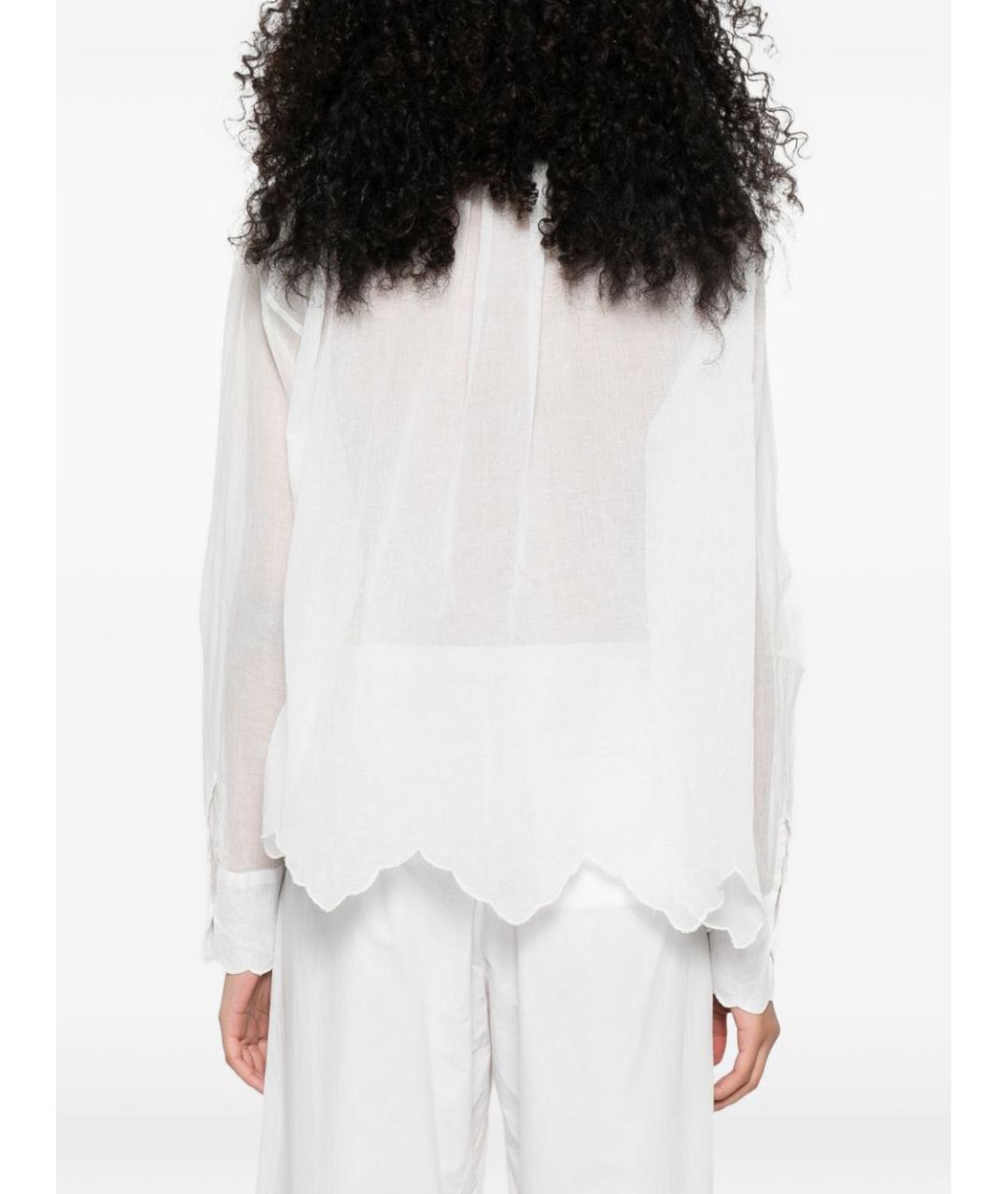 FORTE FORTE Белая хлопковая рубашка, фото 2