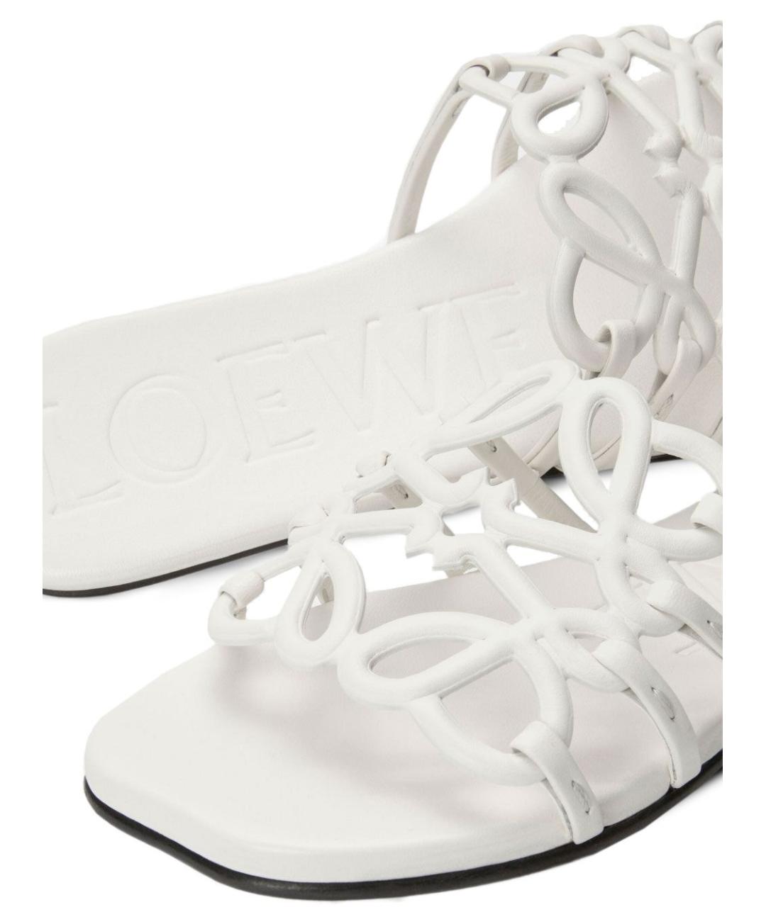 LOEWE Кожаные сандалии, фото 4