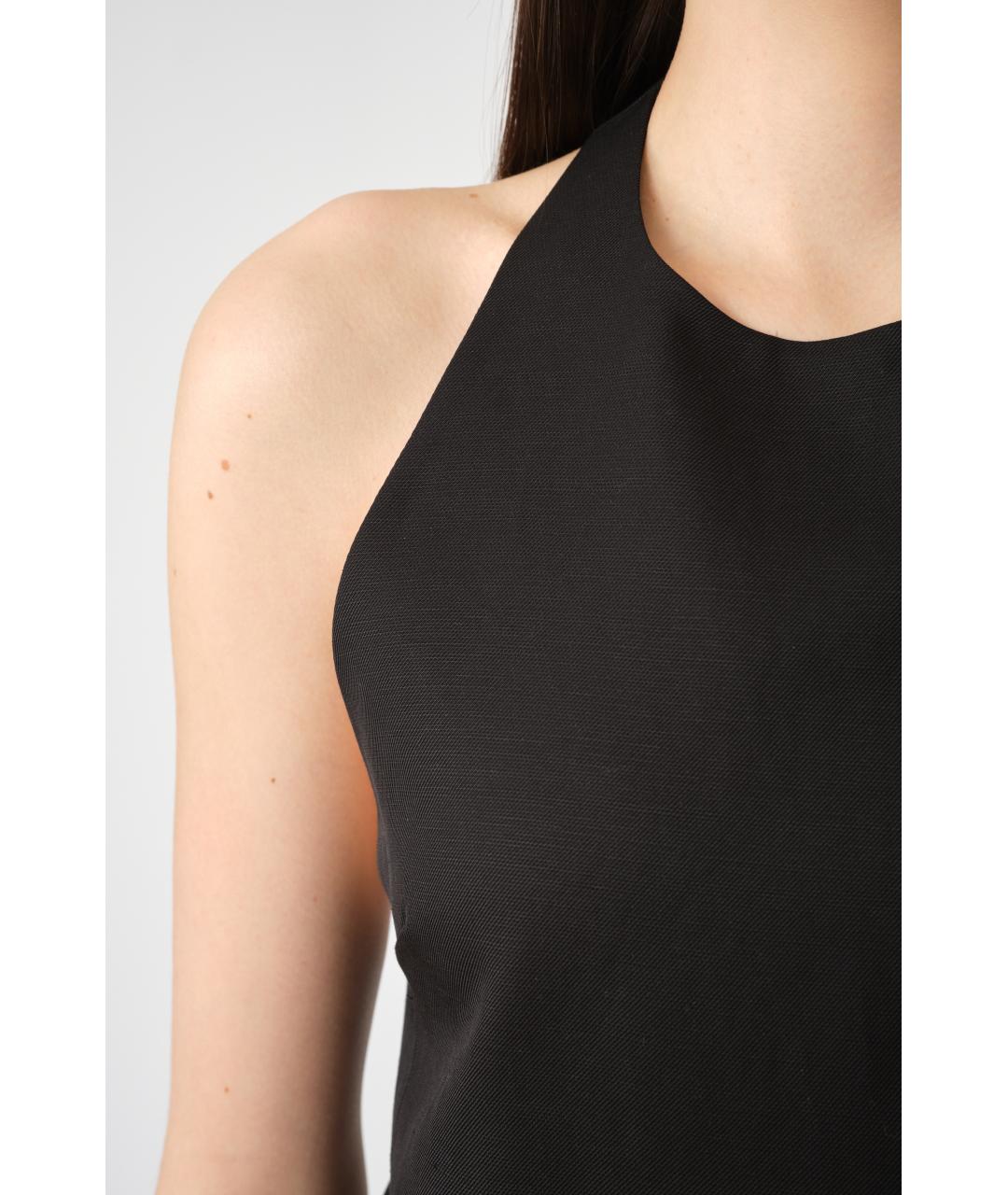 LOULOU STUDIO Черная вискозная майка, фото 6