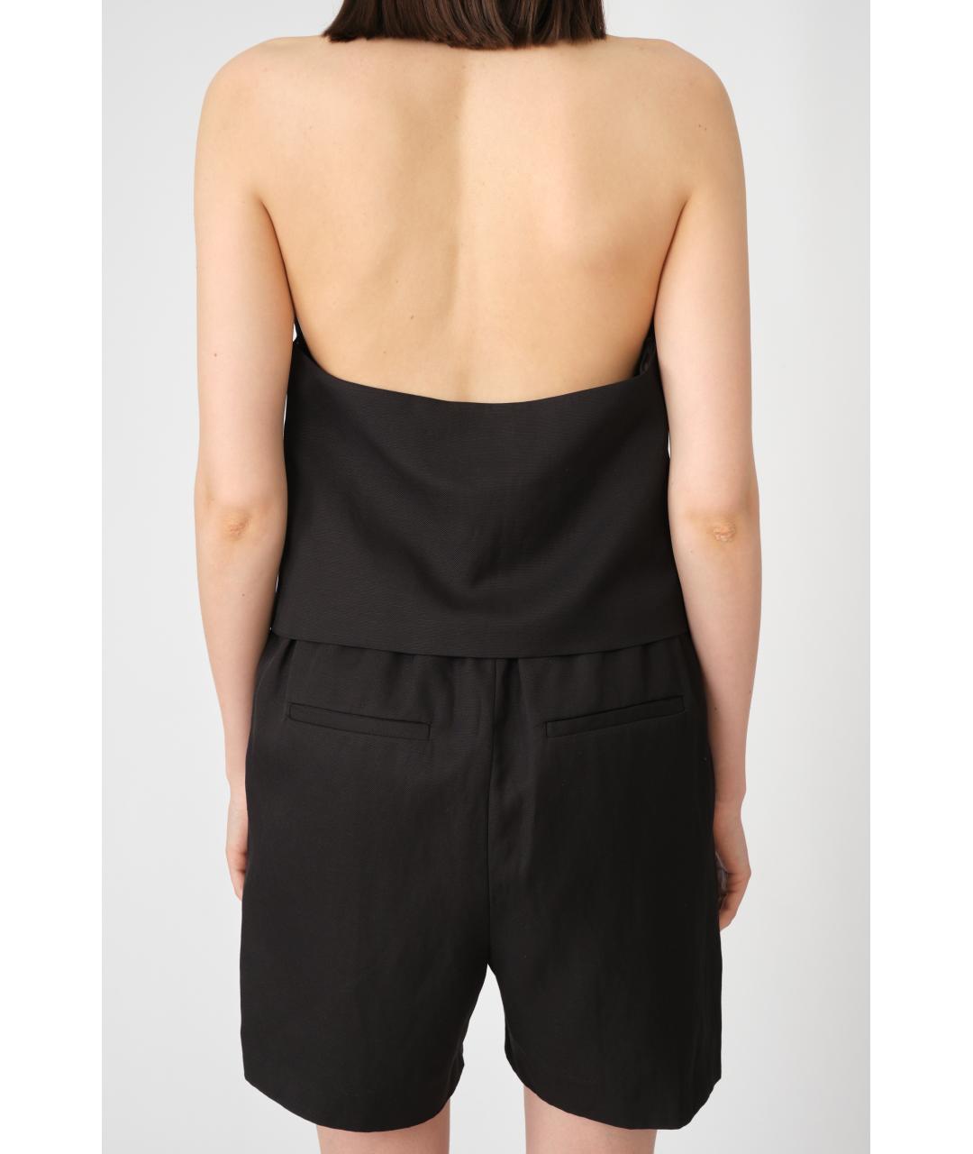 LOULOU STUDIO Черная вискозная майка, фото 5