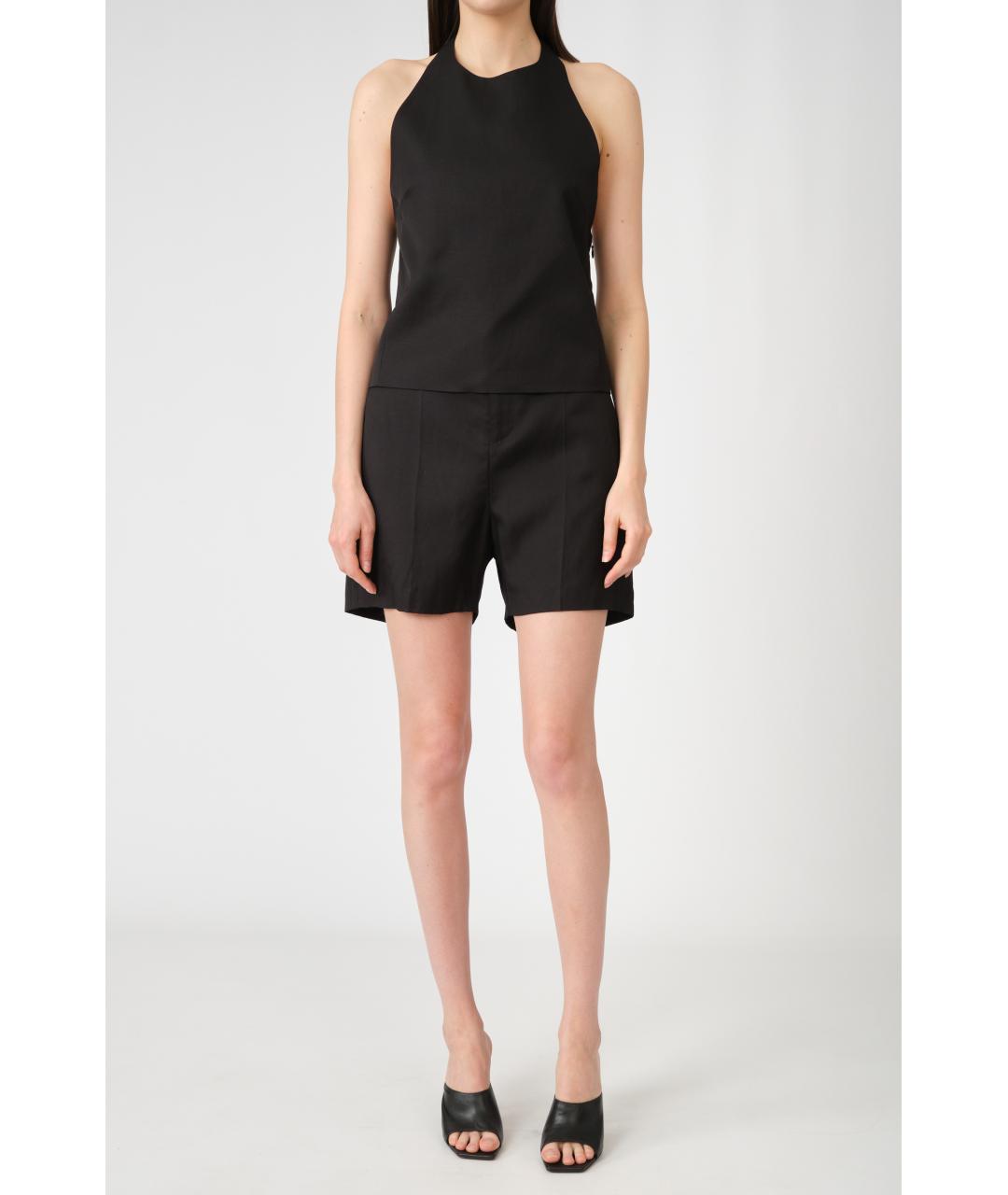 LOULOU STUDIO Черная вискозная майка, фото 2