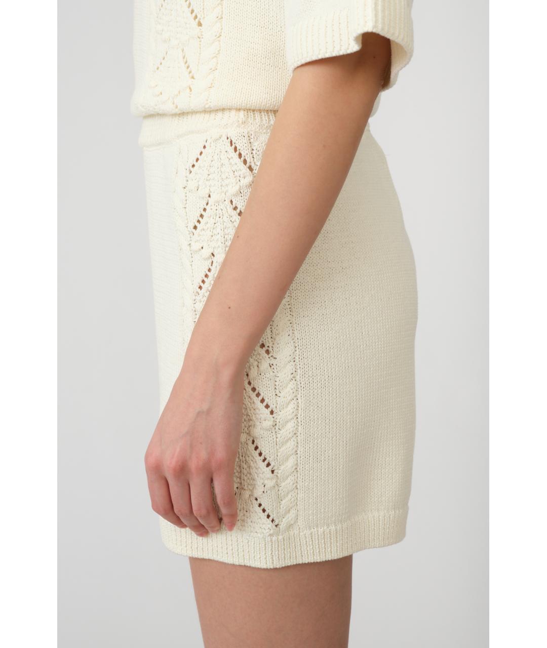 LOULOU STUDIO Бежевые хлопковые шорты, фото 3