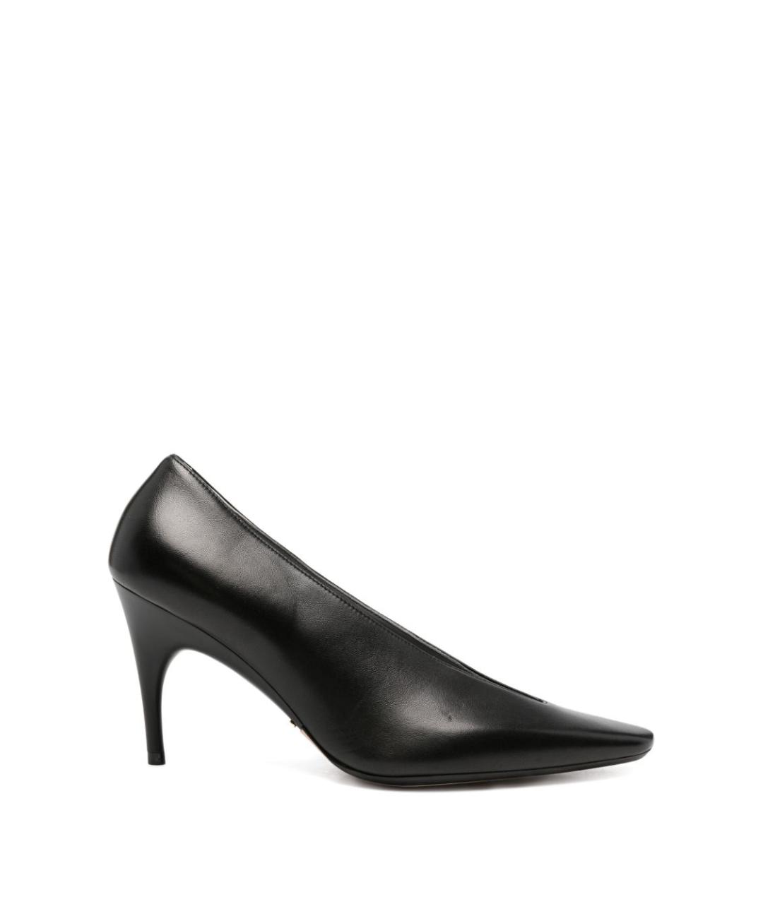 BALENCIAGA Черные кожаные туфли, фото 1