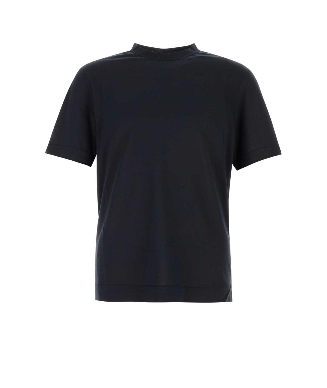 ZEGNA Синяя хлопковая футболка, фото 1