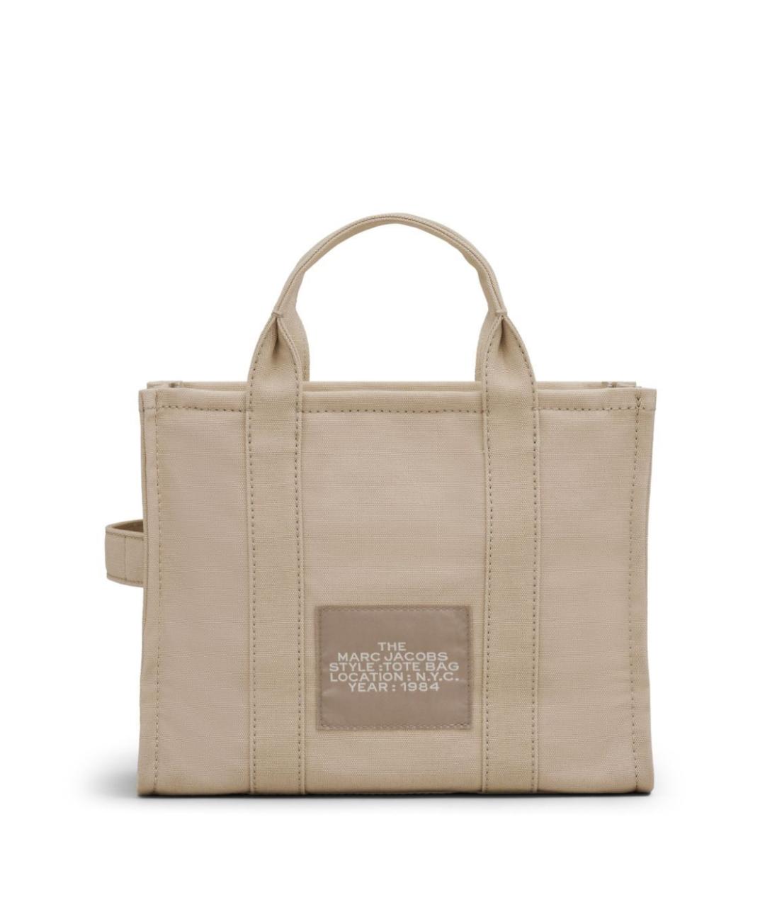 MARC JACOBS Бежевая хлопковая сумка тоут, фото 2