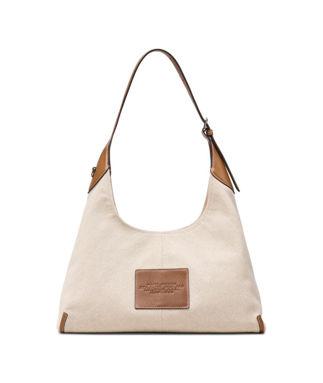 MARC JACOBS Бежевая хлопковая сумка через плечо, фото 5