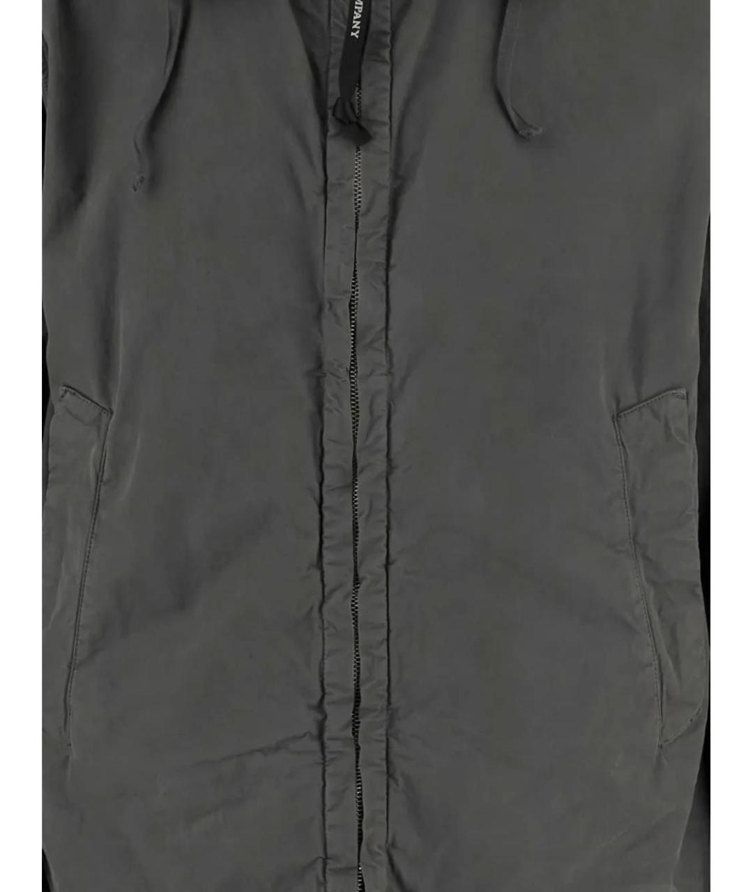 CP COMPANY Серая хлопковая куртка, фото 3