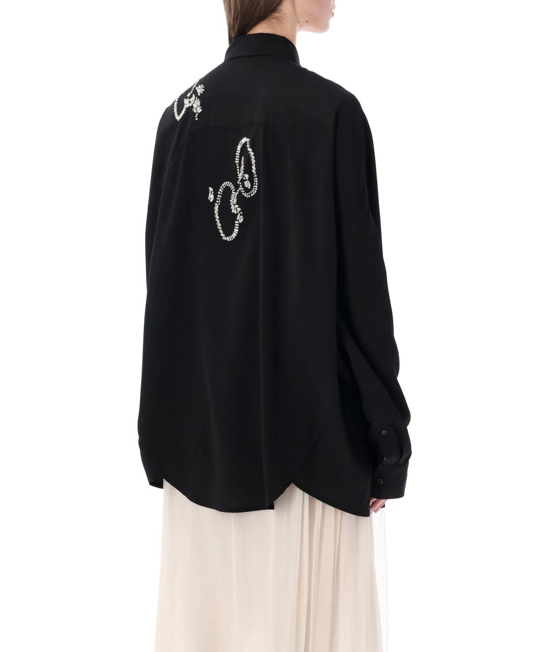 DRIES VAN NOTEN Черная рубашка, фото 2