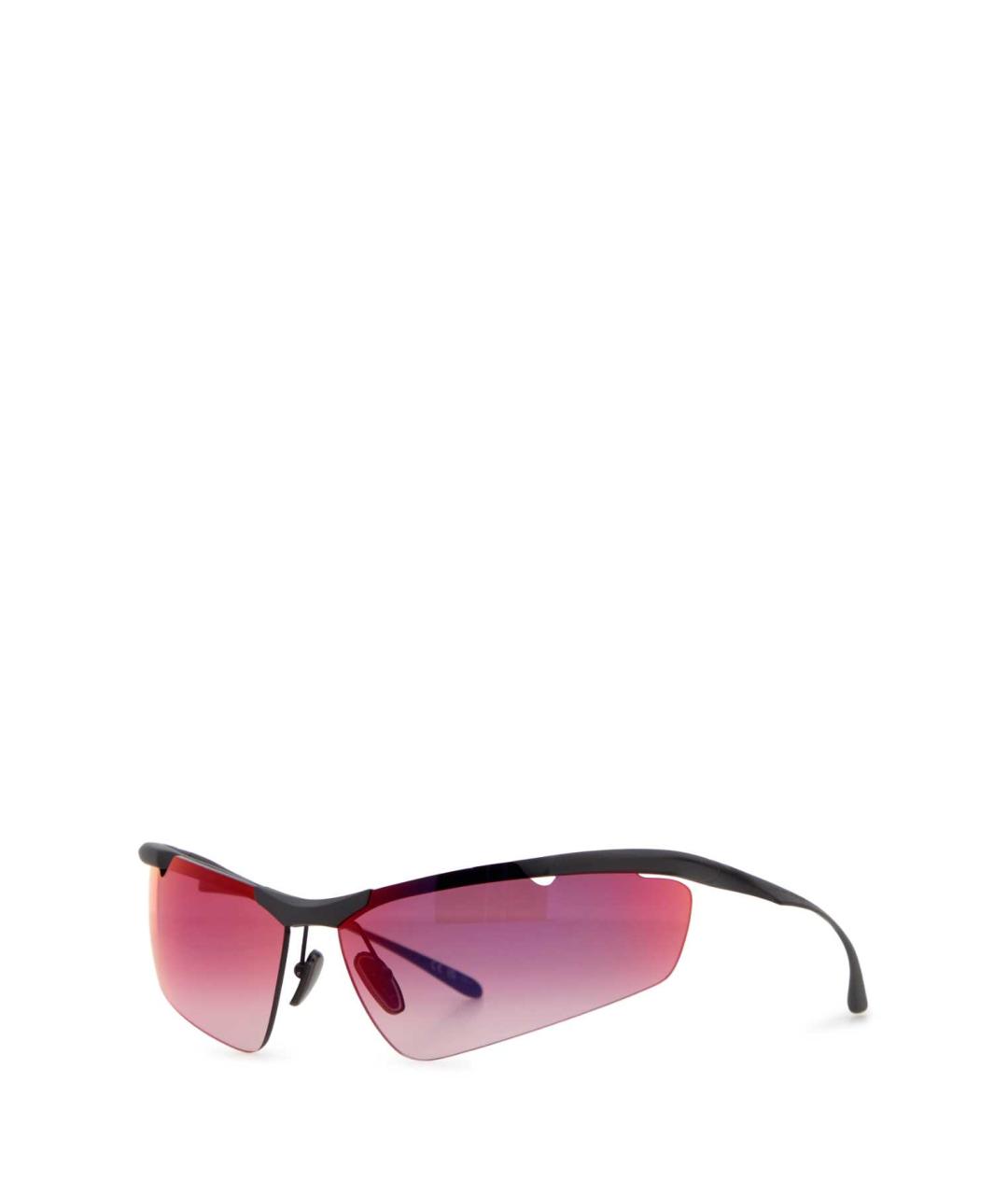 BALENCIAGA Серебряные металлические солнцезащитные очки, фото 1