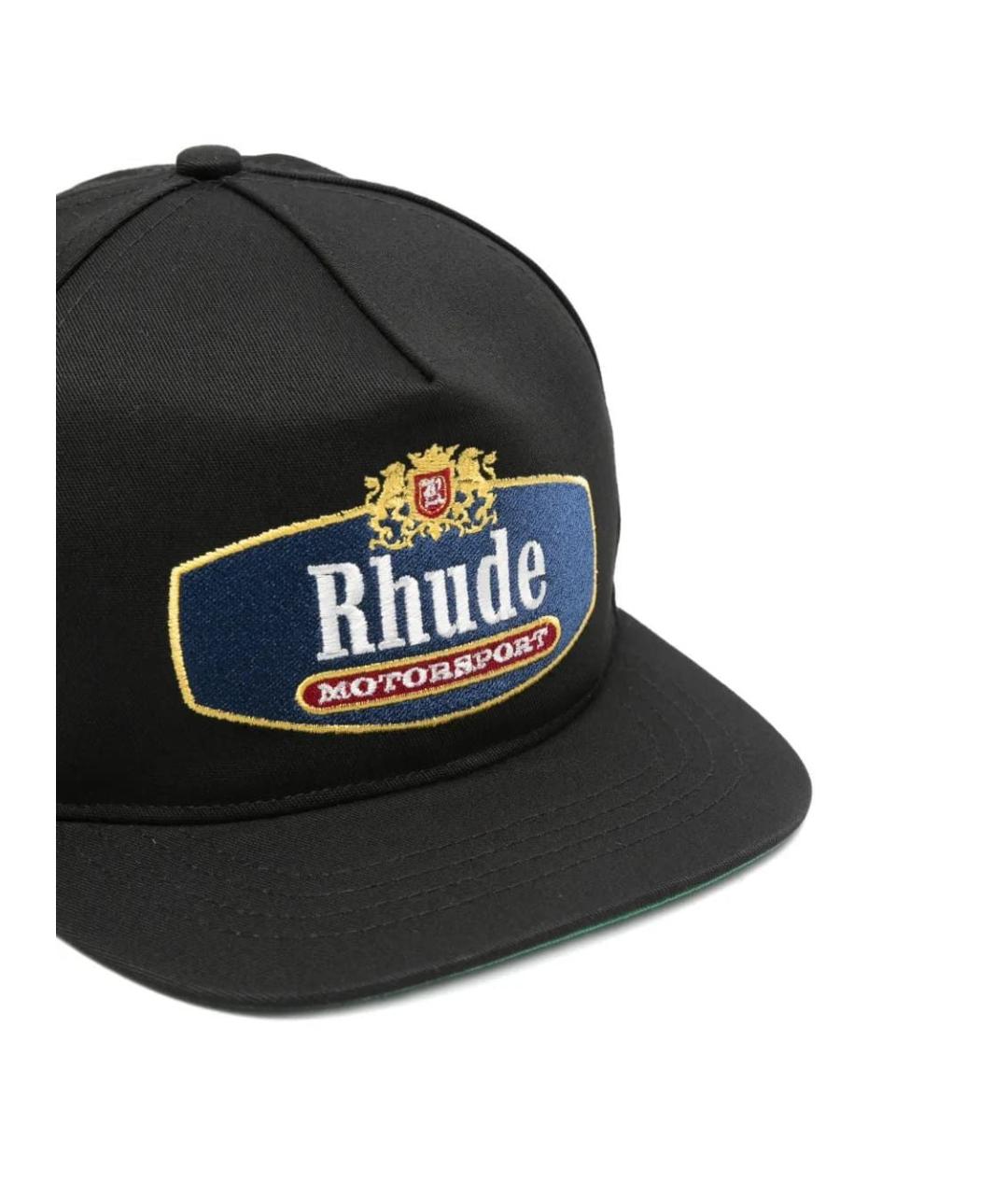 RHUDE Черная кепка/бейсболка, фото 3