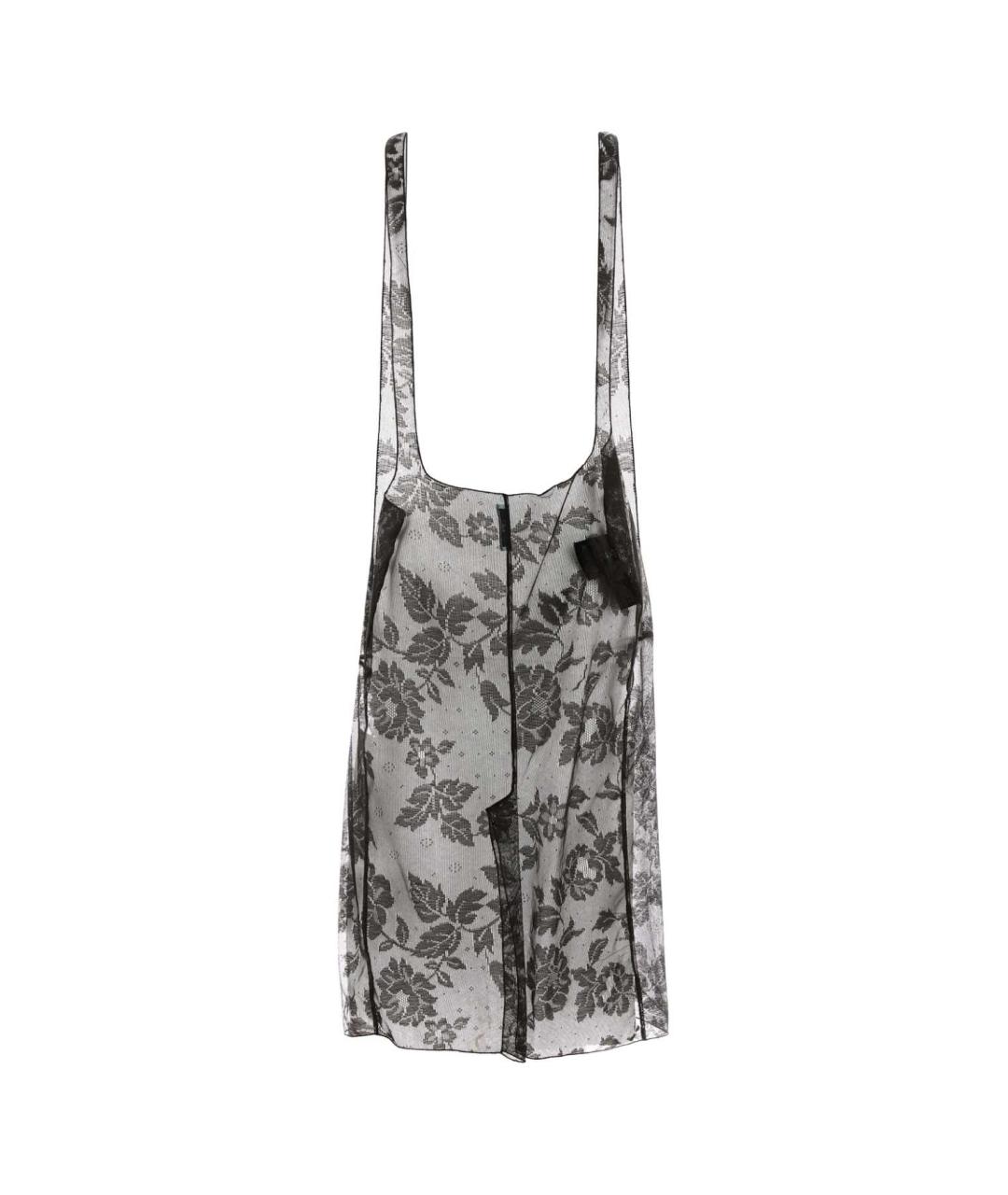 PRADA Черная хлопковая юбка миди, фото 2