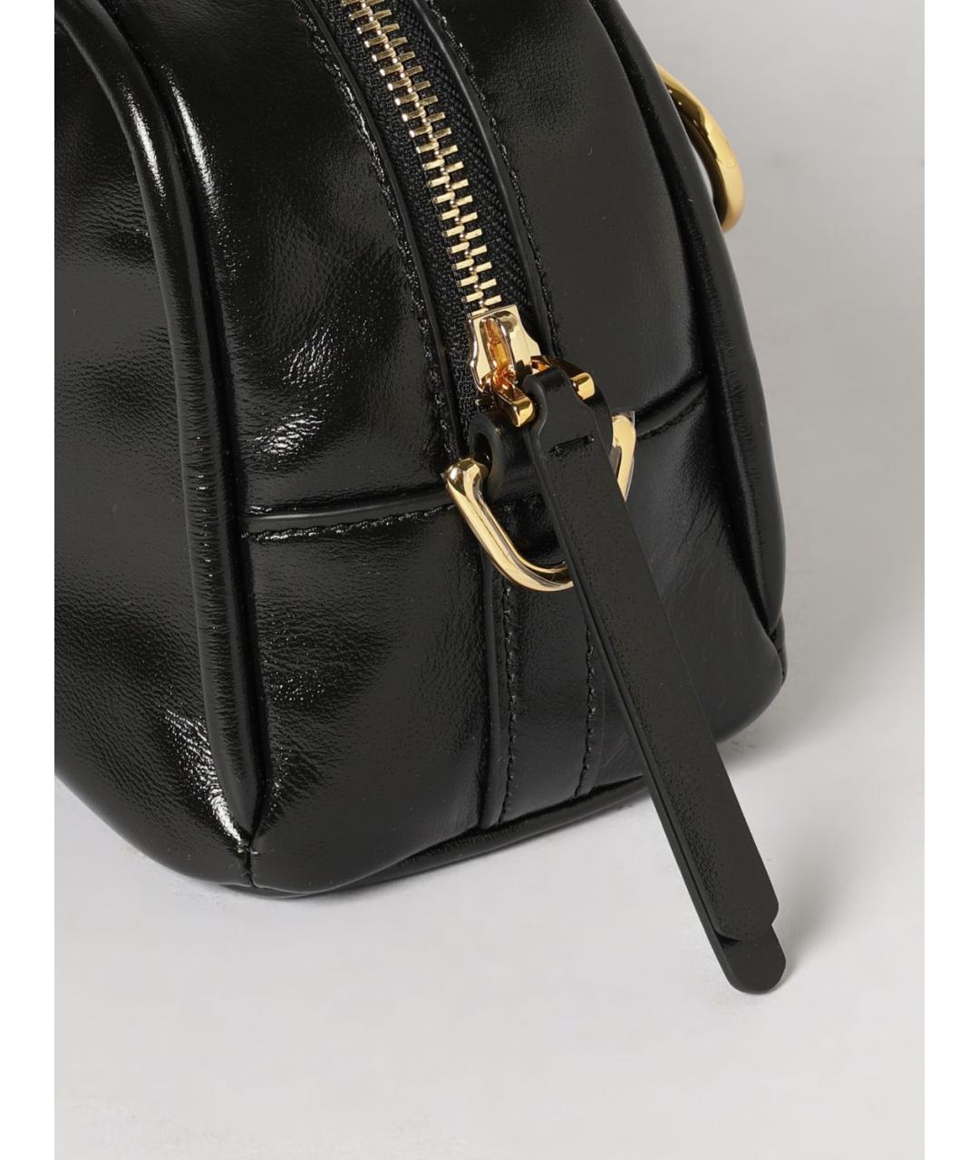 COCCINELLE Черная кожаная сумка через плечо, фото 3