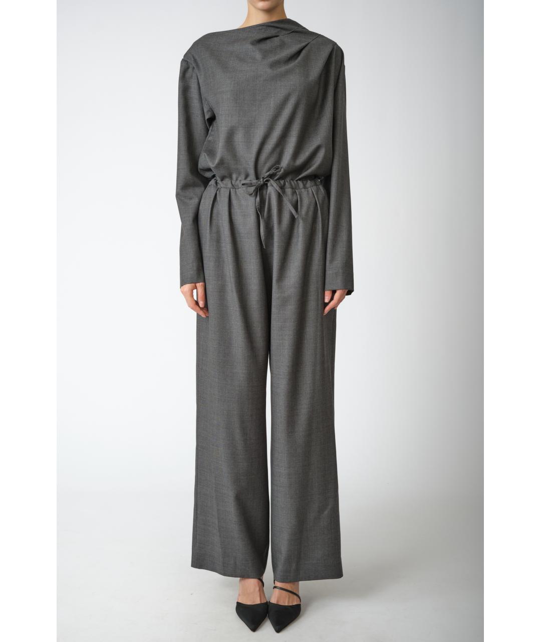 LOULOU STUDIO Серая шерстяная блузы, фото 7