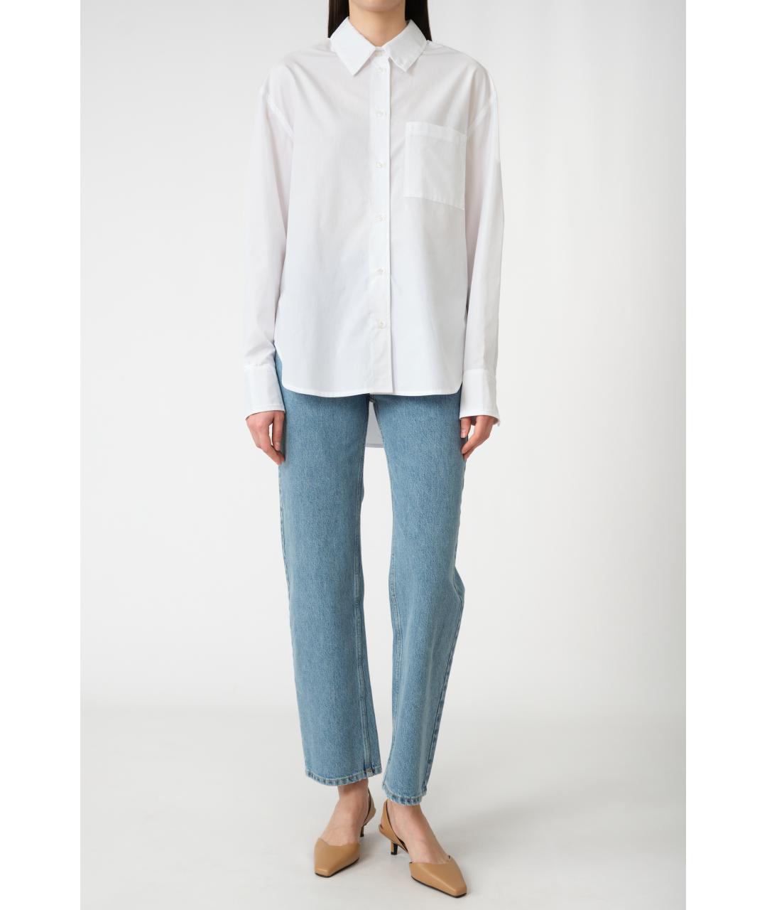 LOULOU STUDIO Белая хлопковая рубашка, фото 2