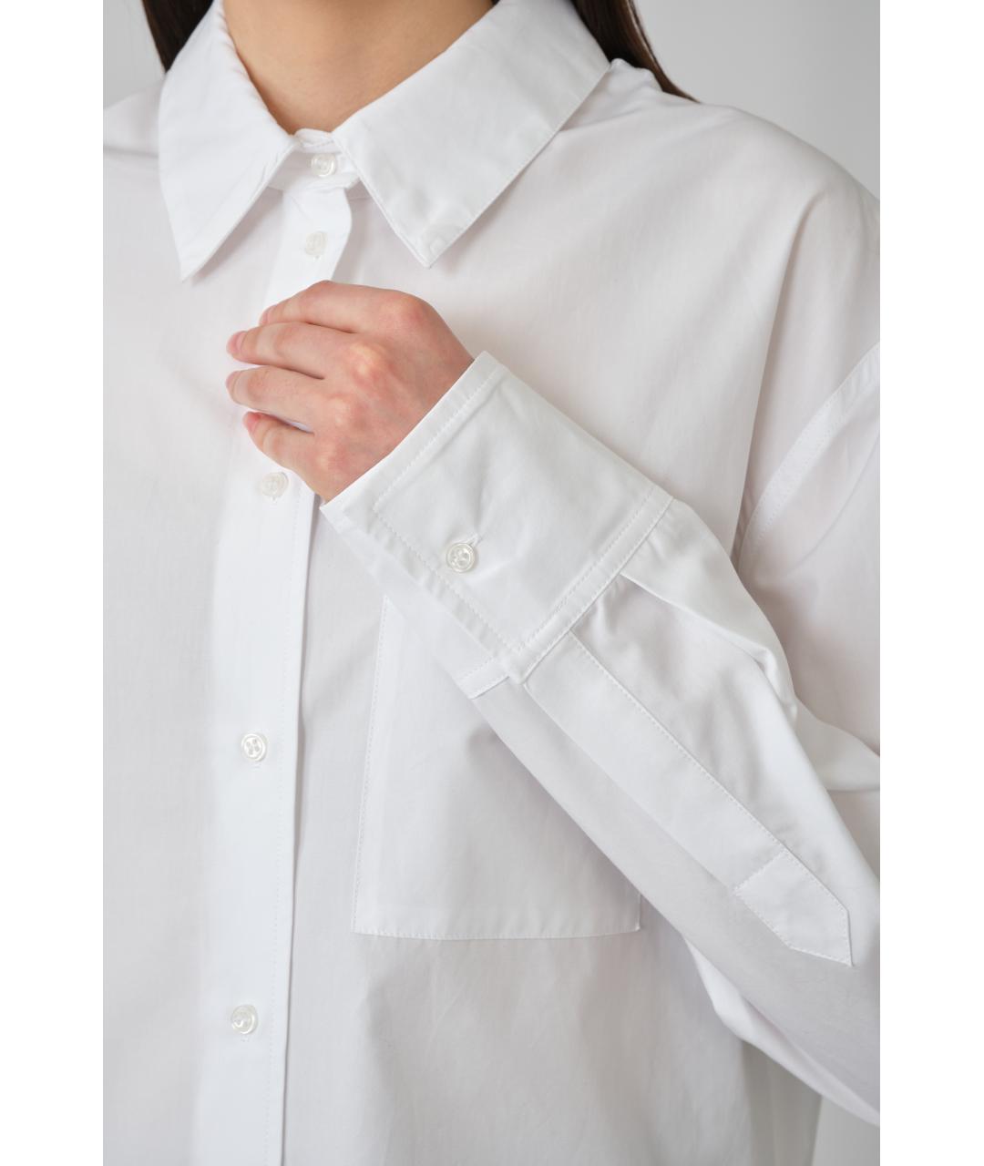 LOULOU STUDIO Белая хлопковая рубашка, фото 9