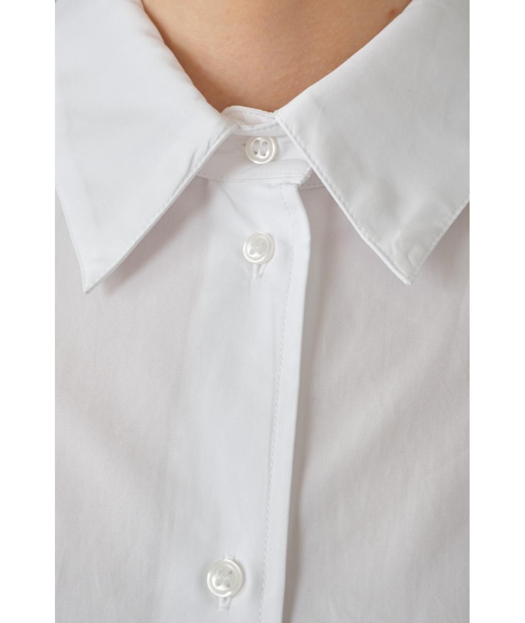 LOULOU STUDIO Белая хлопковая рубашка, фото 8