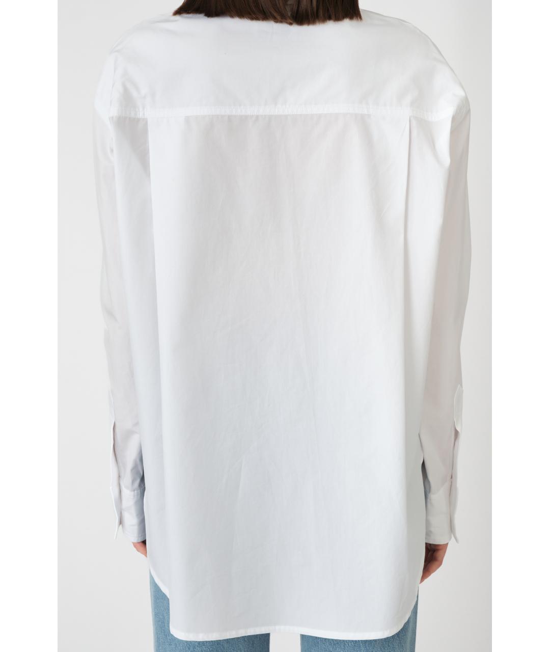 LOULOU STUDIO Белая хлопковая рубашка, фото 7