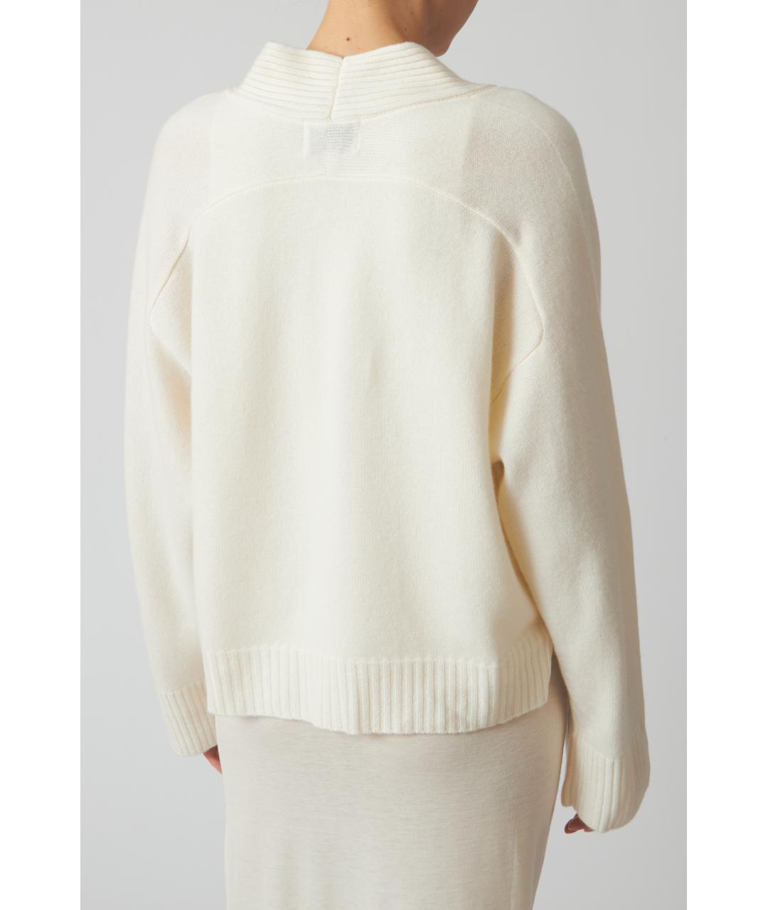 LOULOU STUDIO Бежевый кашемировый кардиган, фото 4