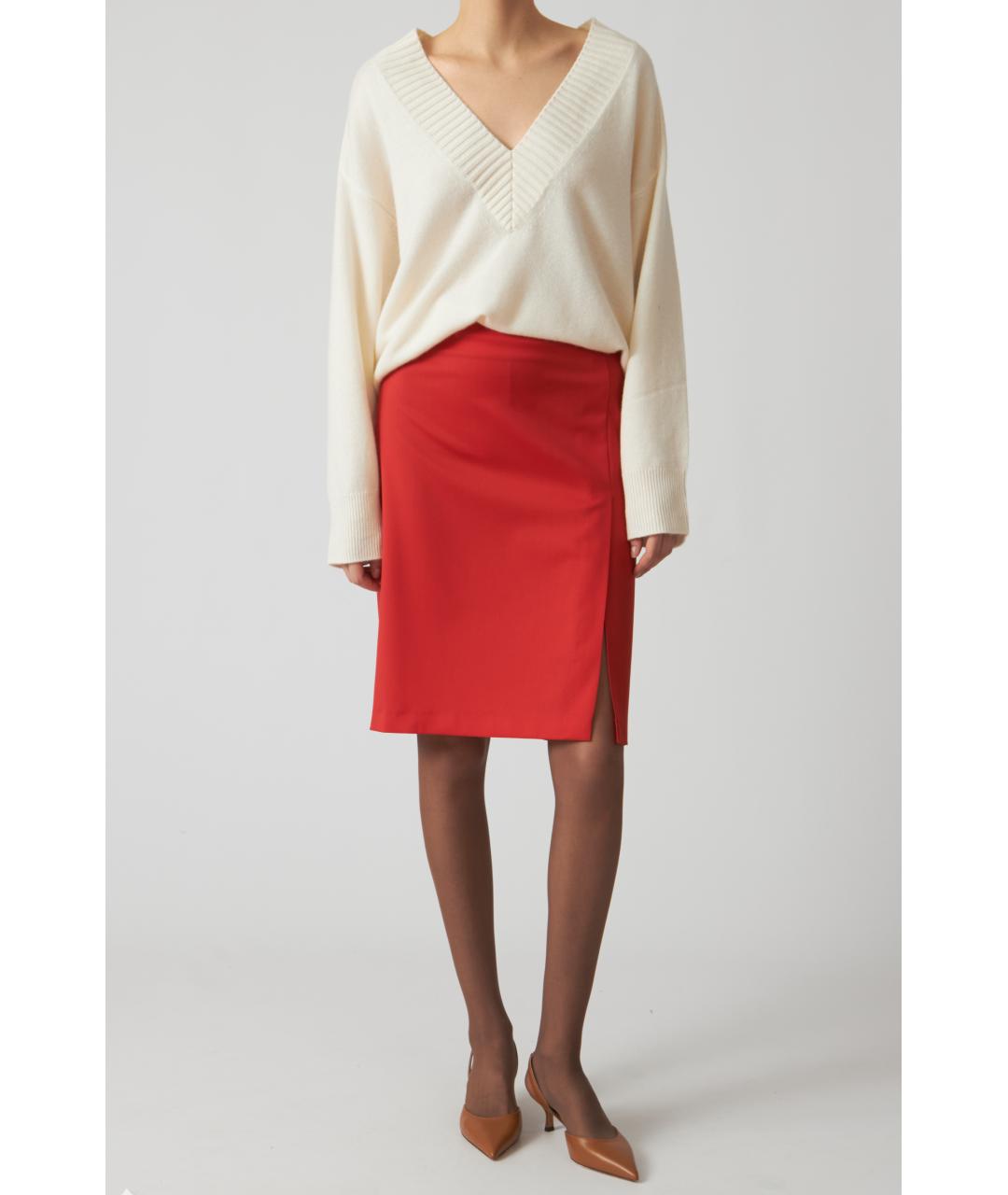 LOULOU STUDIO Бежевый кашемировый джемпер / свитер, фото 4