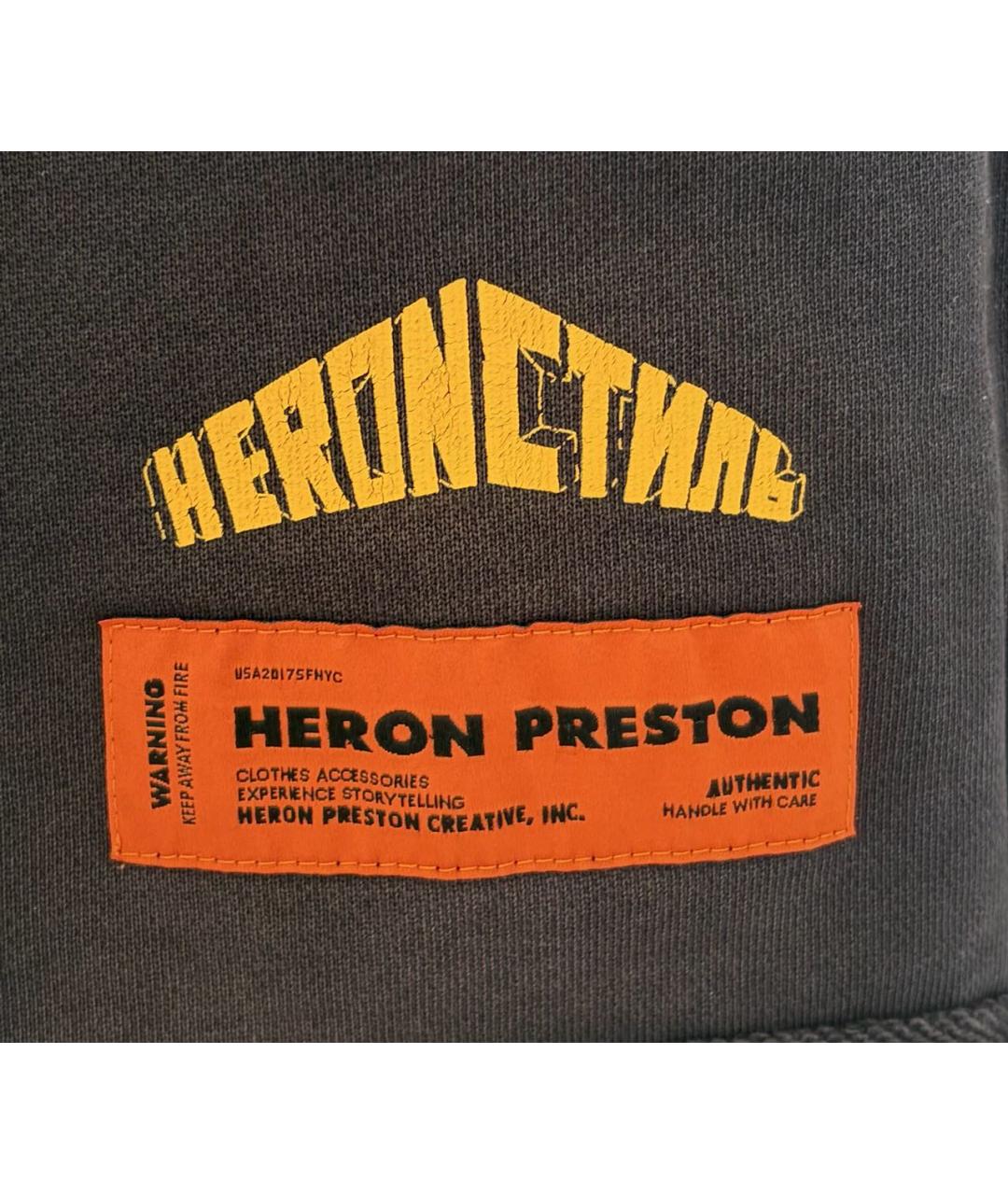 HERON PRESTON Черные хлопковые шорты, фото 3