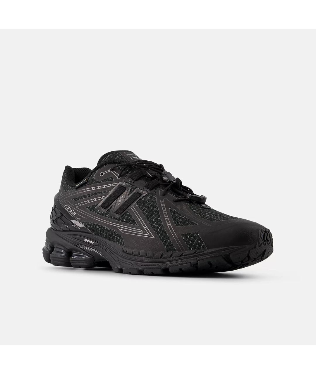 NEW BALANCE Черные синтетические низкие кроссовки / кеды, фото 2