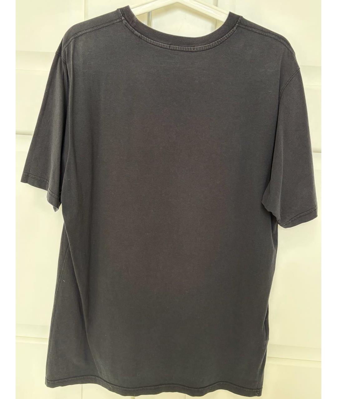 HERON PRESTON Черная хлопковая футболка, фото 2