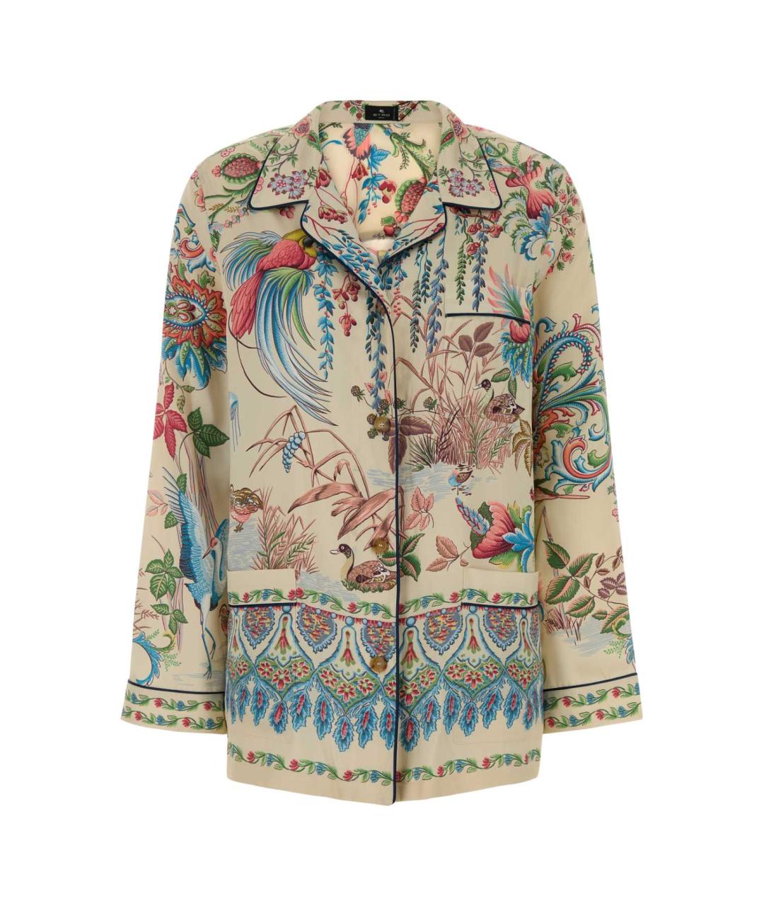 ETRO Мульти полиэстеровая рубашка, фото 1