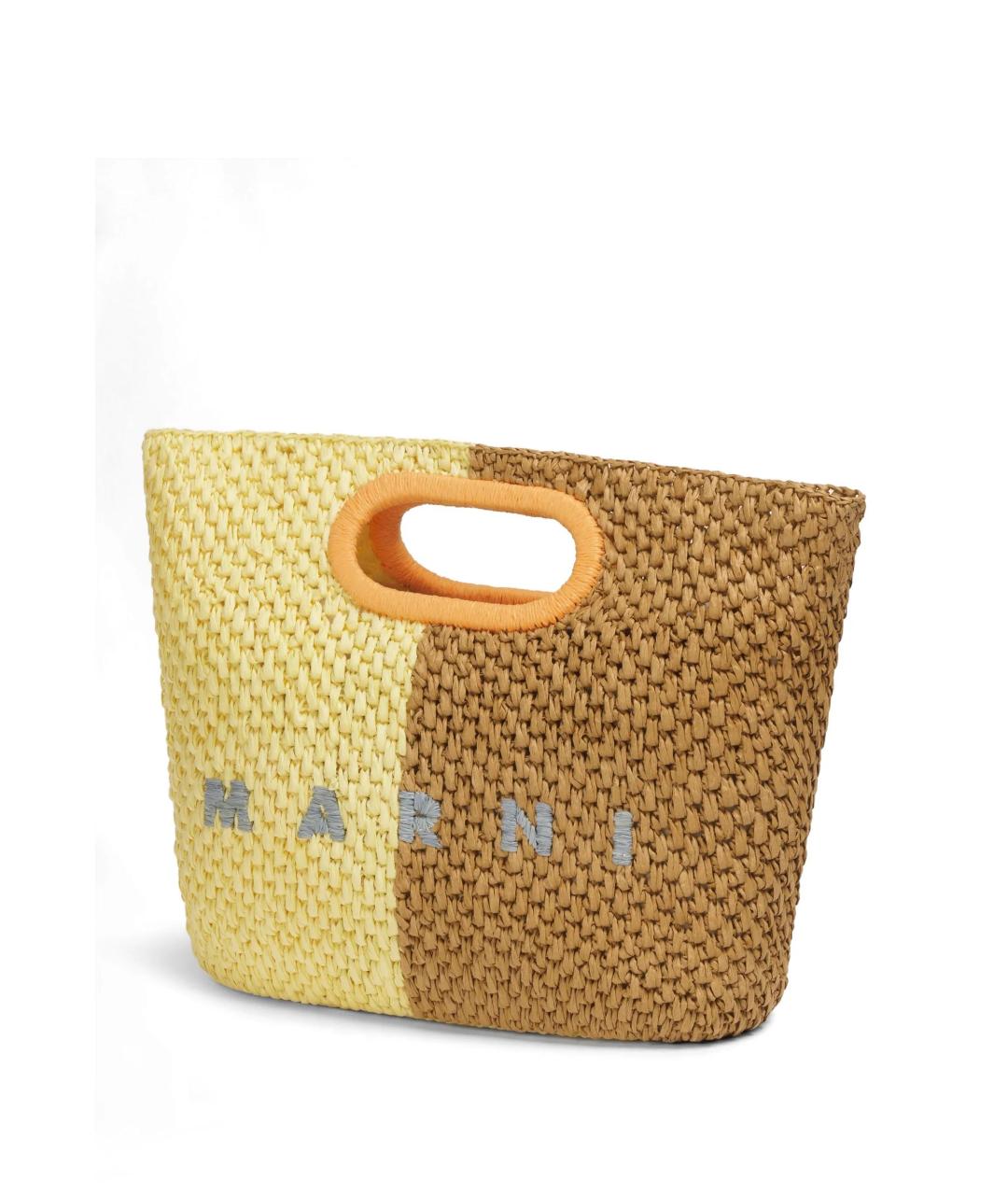 MARNI Мульти пелетеная сумка с короткими ручками, фото 5