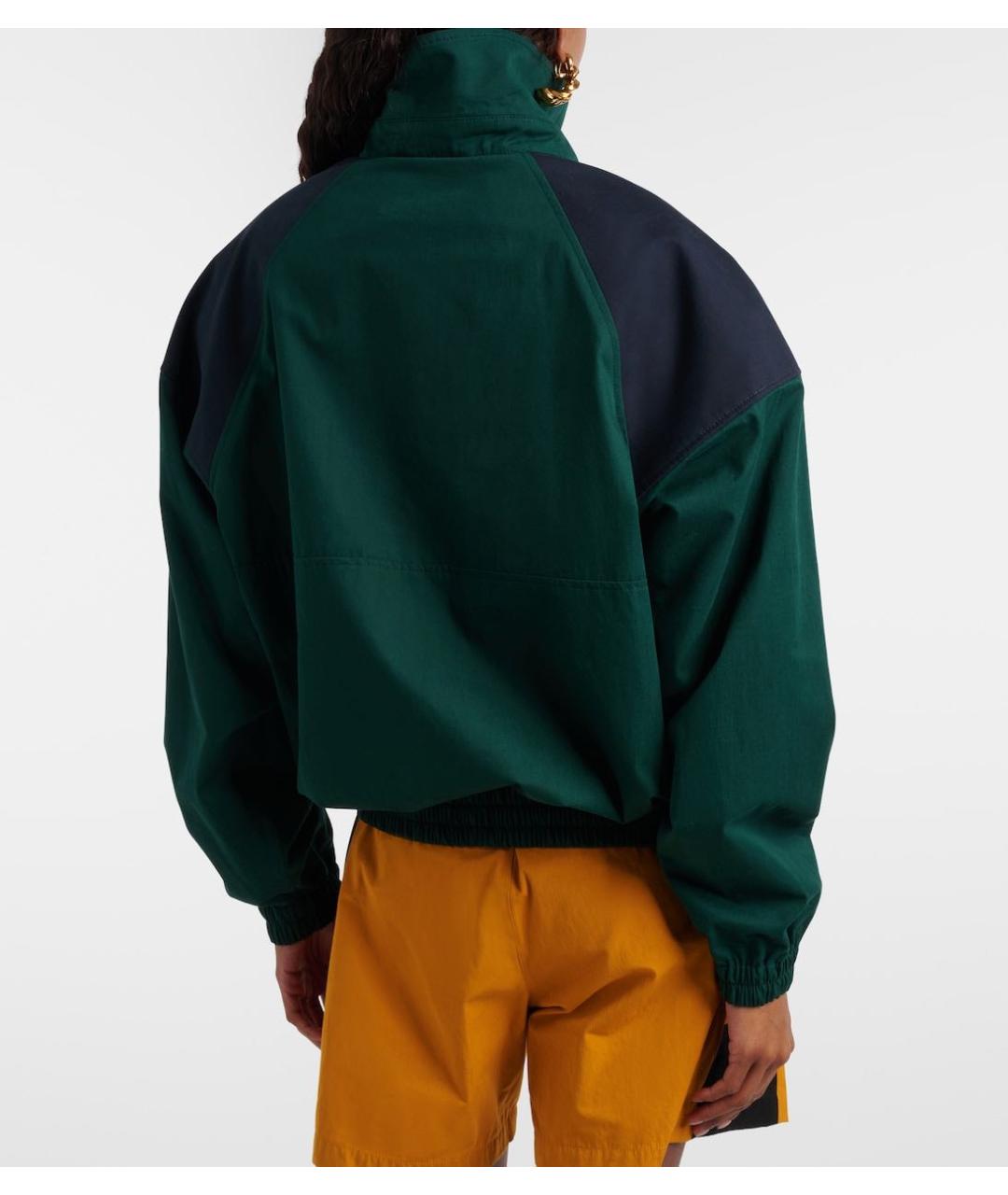 SAINT LAURENT Зеленый хлопковый костюм с брюками, фото 5