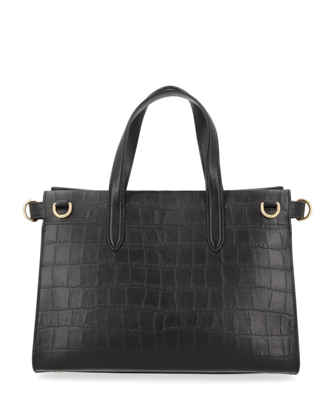 BURBERRY Черная кожаная сумка через плечо, фото 3