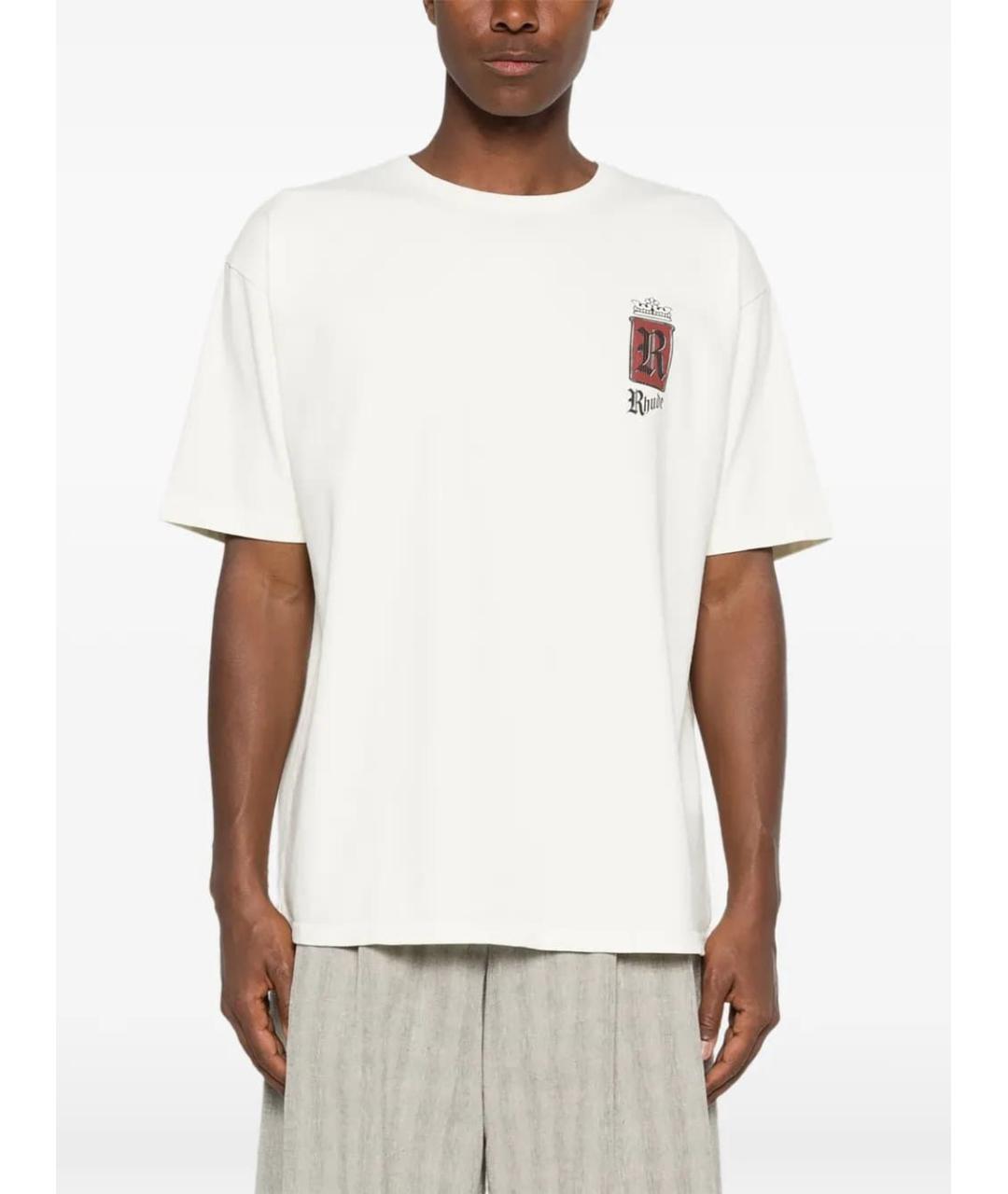 RHUDE Хлопковая футболка, фото 3