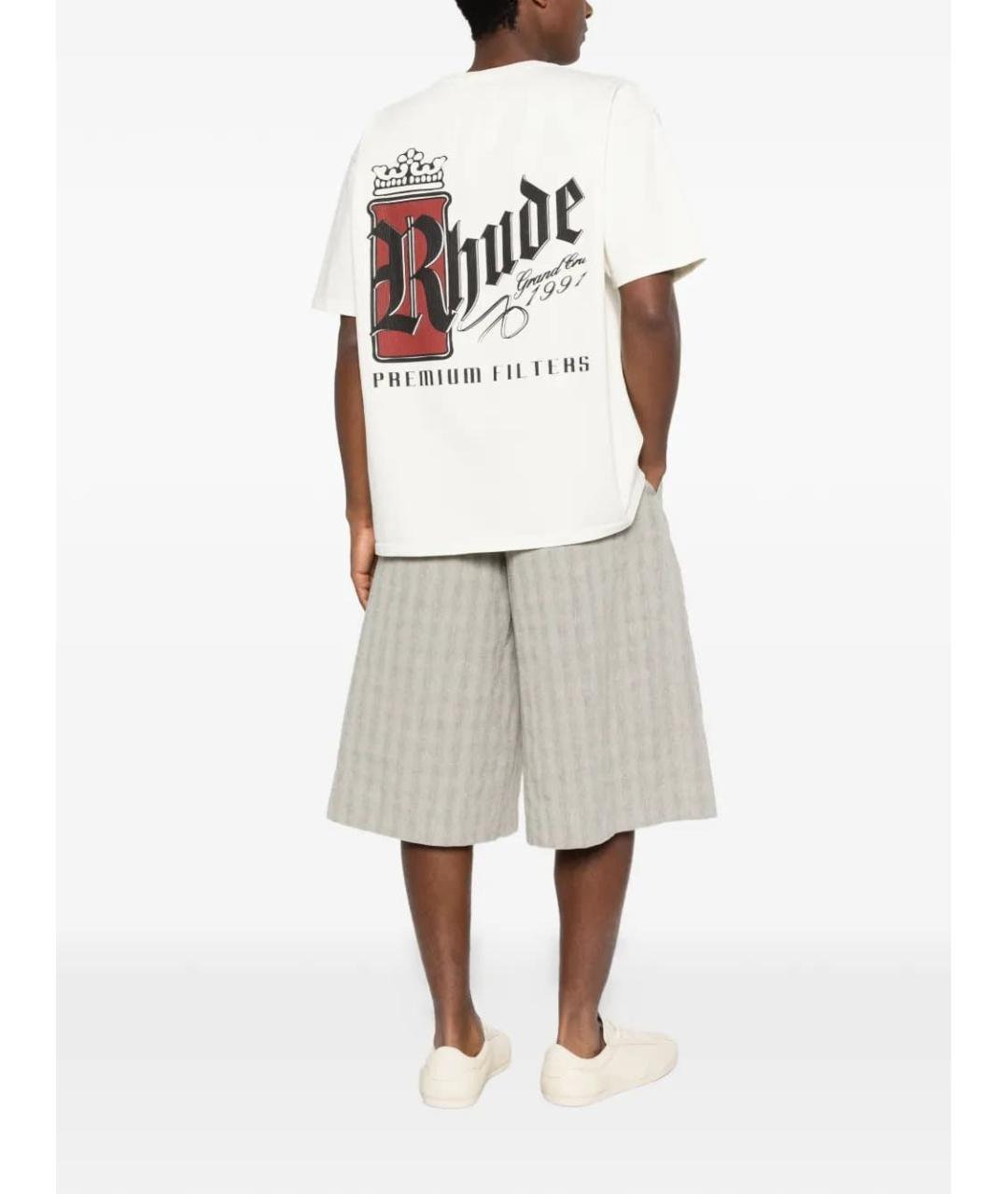 RHUDE Хлопковая футболка, фото 2