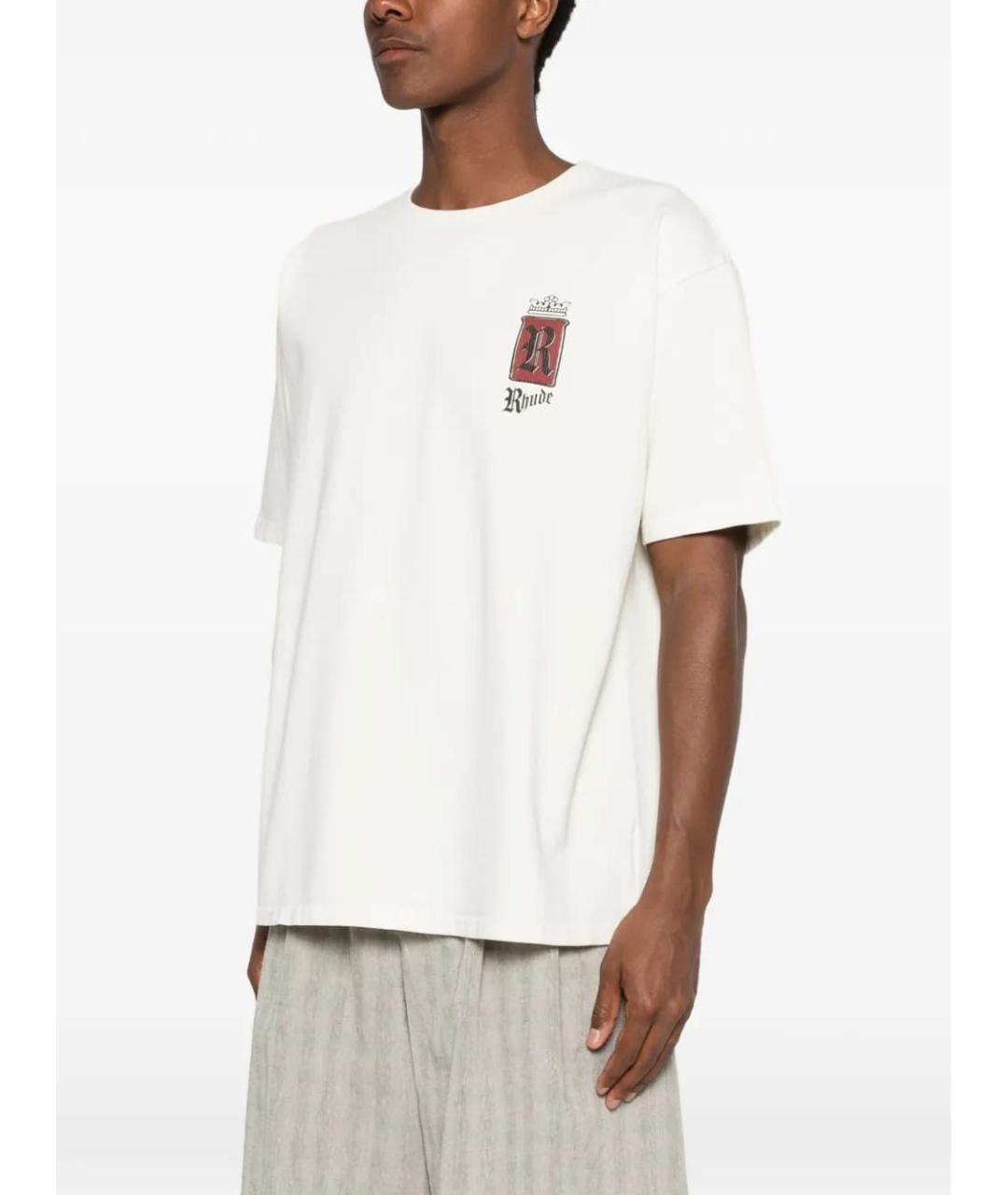 RHUDE Хлопковая футболка, фото 4