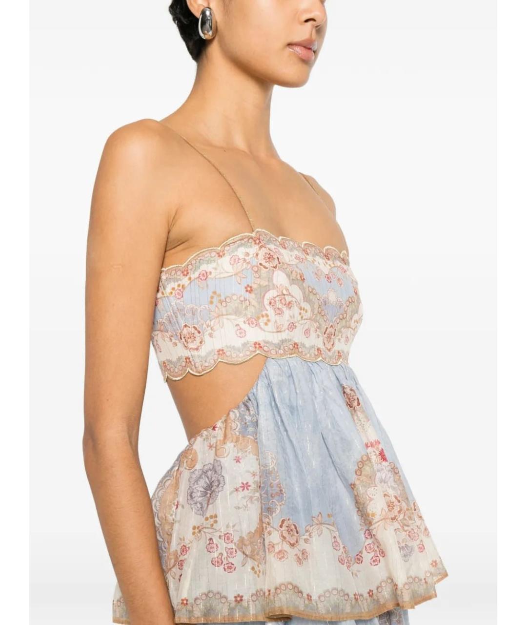 ZIMMERMANN Синее повседневное платье, фото 4