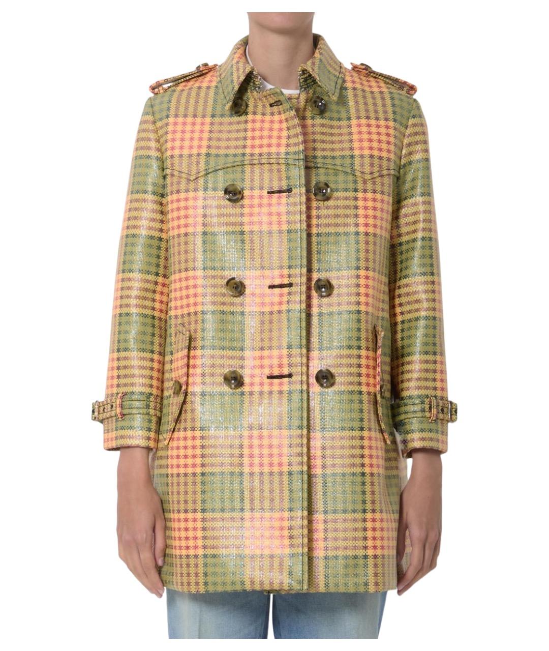 BURBERRY Мульти полиэстеровый тренч/плащ, фото 1