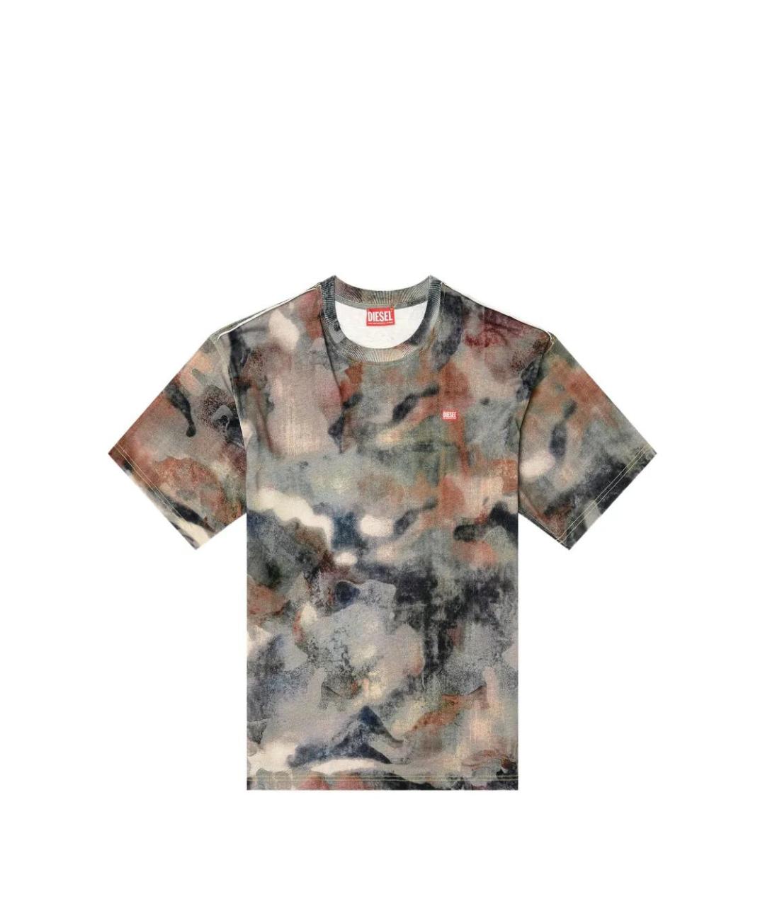DIESEL Мульти хлопковая футболка, фото 1
